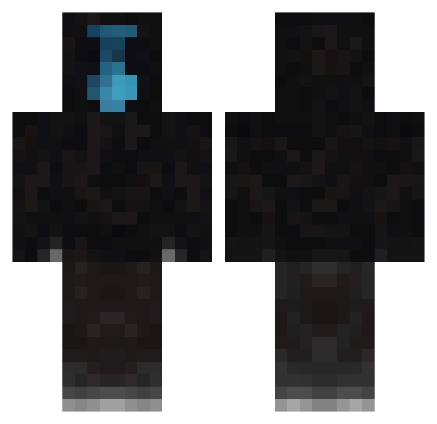 gib_boy Minecraft skin, front and back view