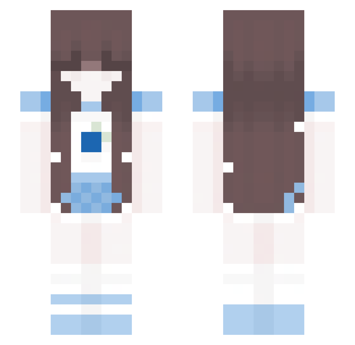 staR_bErrYy Minecraft skin, front and back view