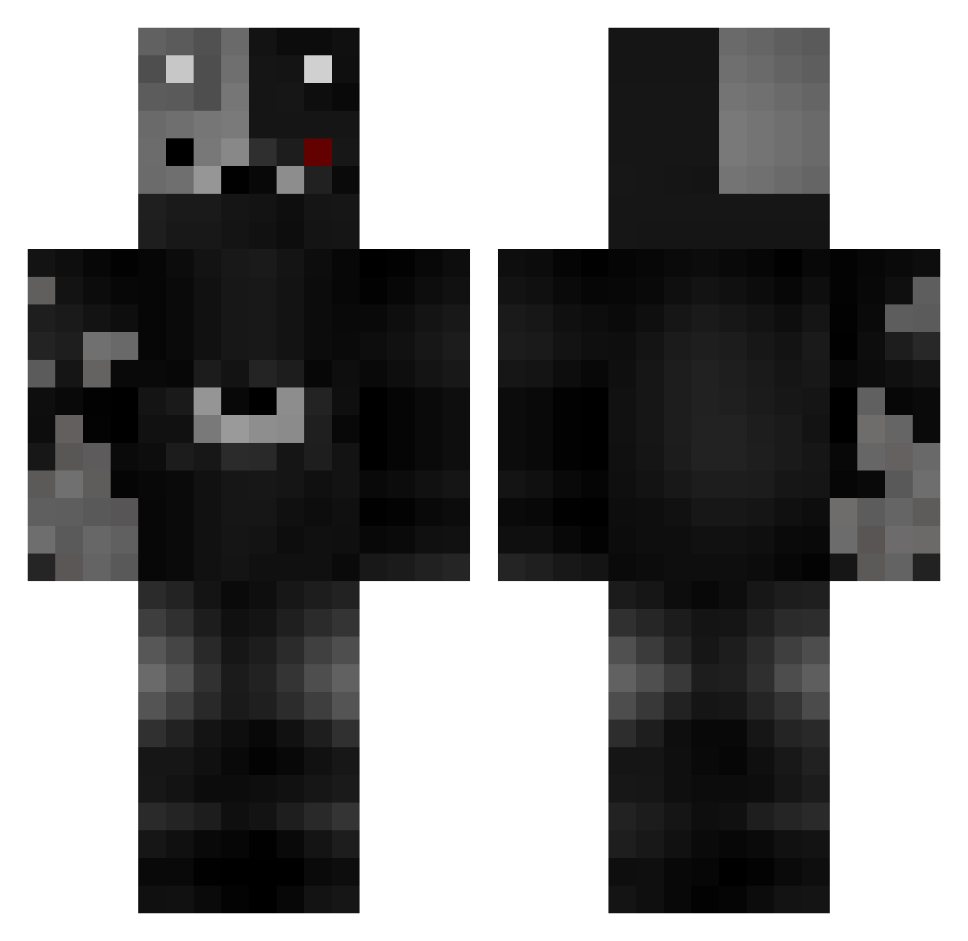 byTim24 Minecraft skin, front and back view