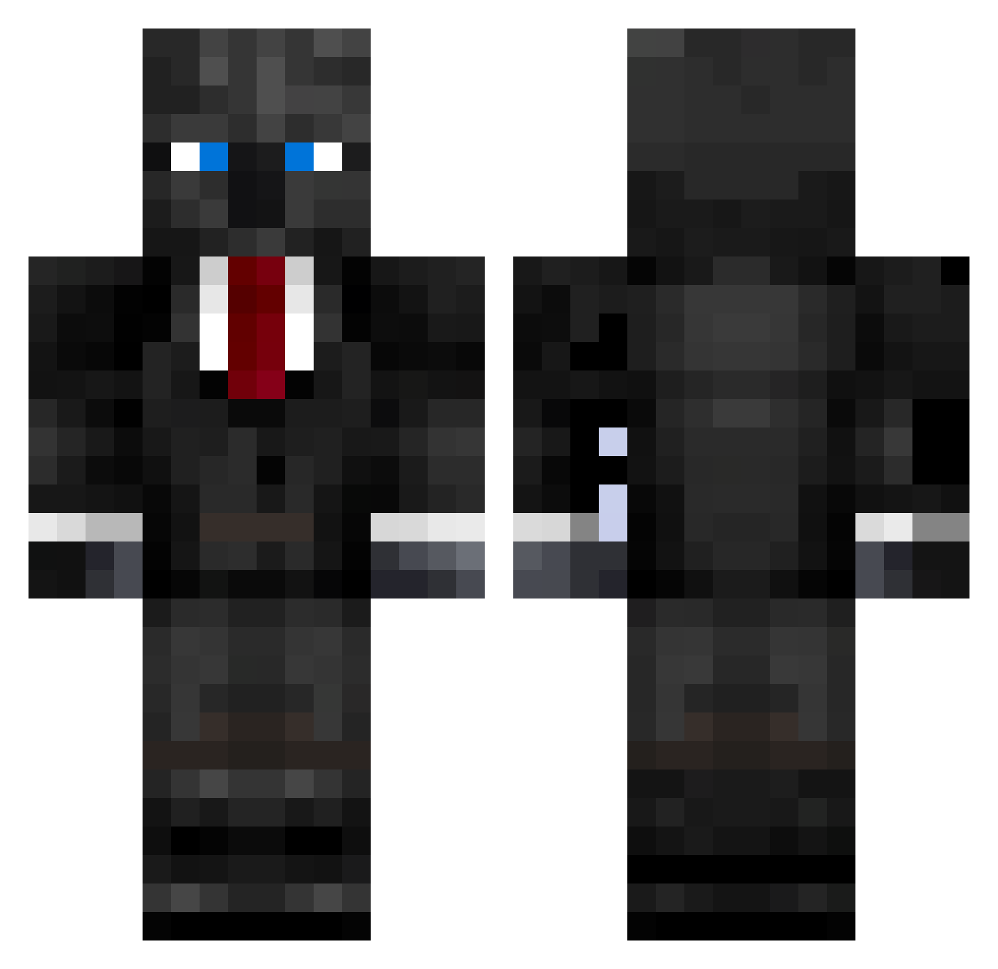 Sgt_Antony Minecraft skin, front and back view