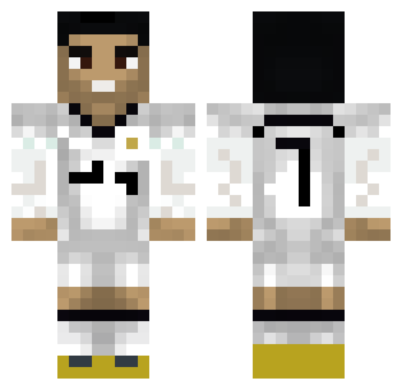 0SEPPO Minecraft skin, front and back view