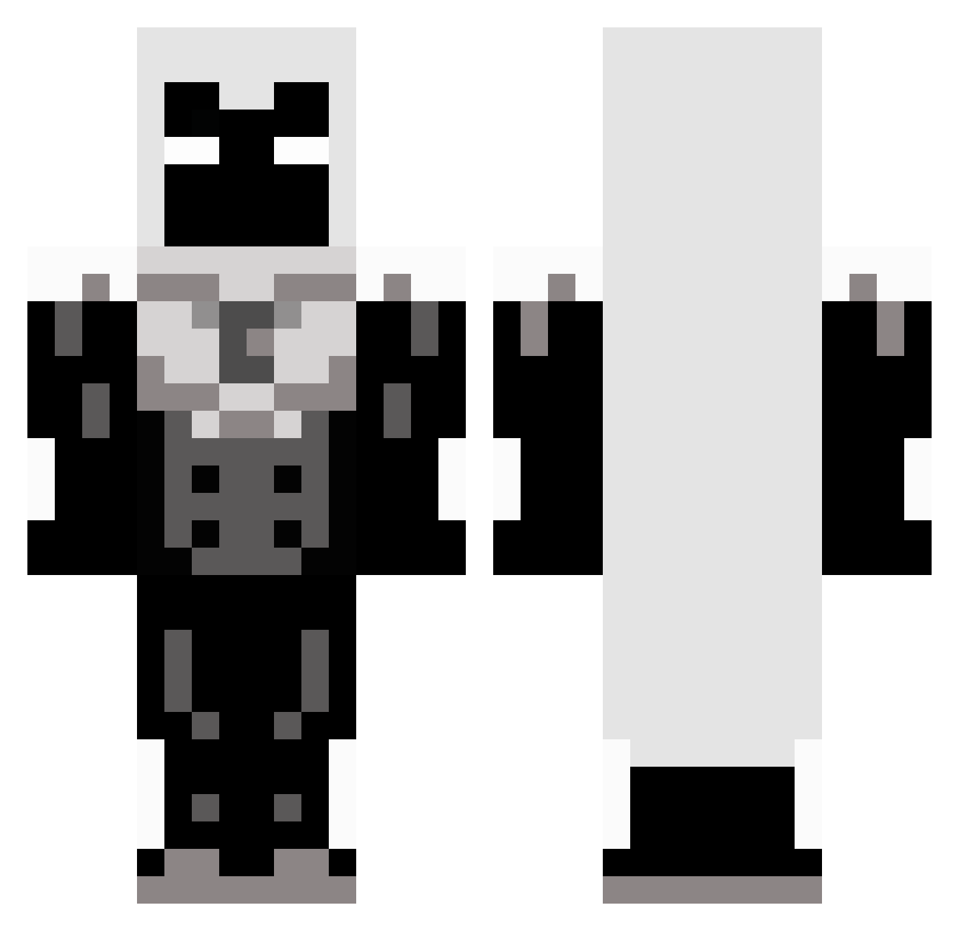 MarsBarQ Minecraft skin, front and back view