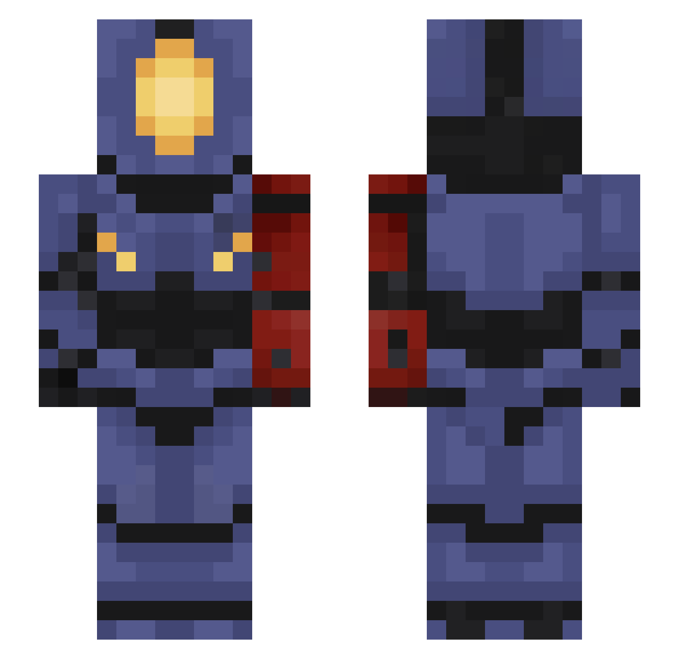 IvancitoKun81 Minecraft skin, front and back view