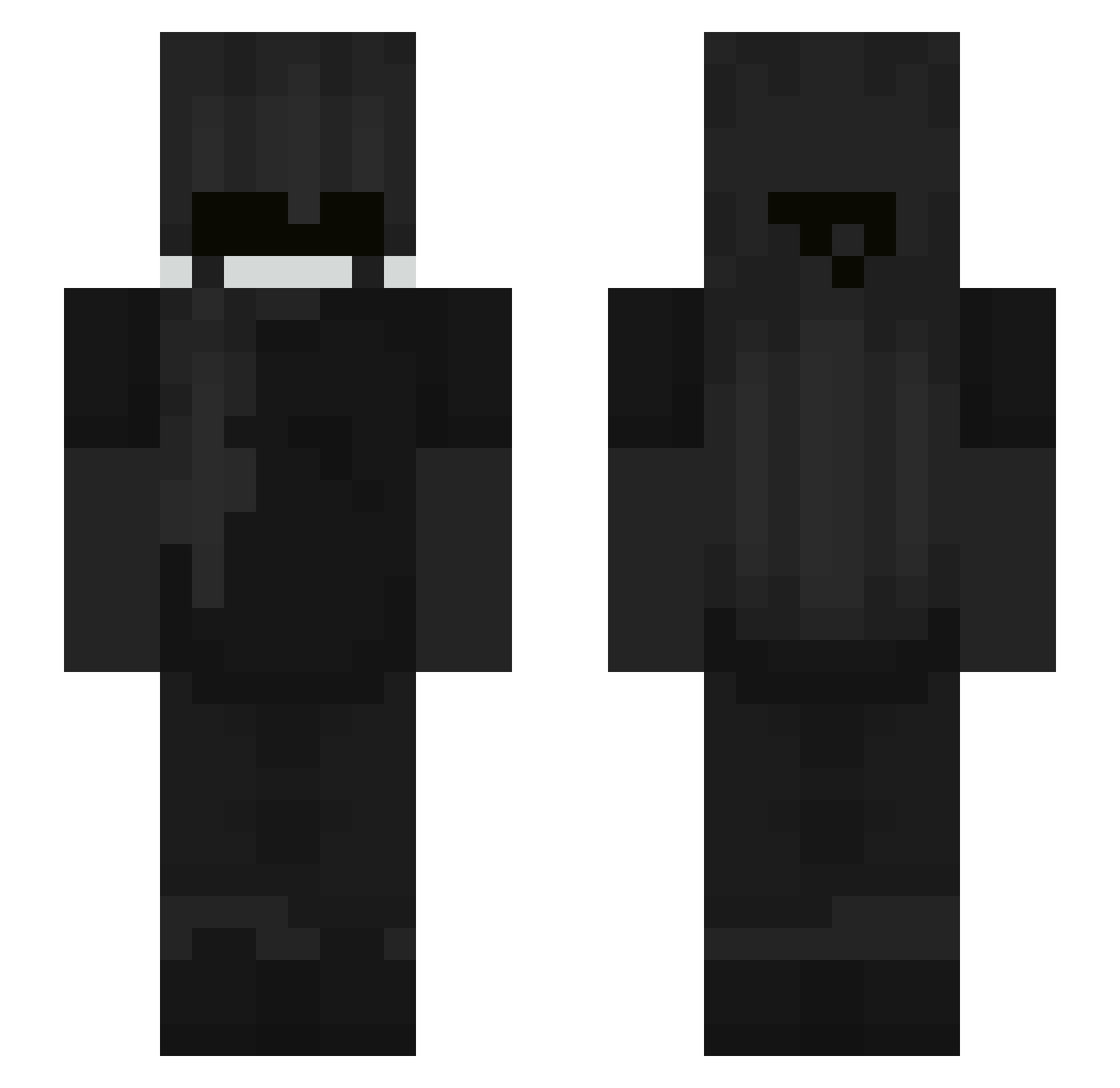 ViperHD_ Minecraft skin, front and back view