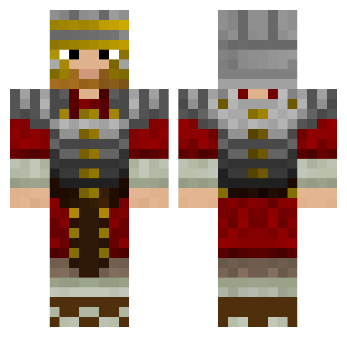 O_Minion_O Minecraft skin, front and back view