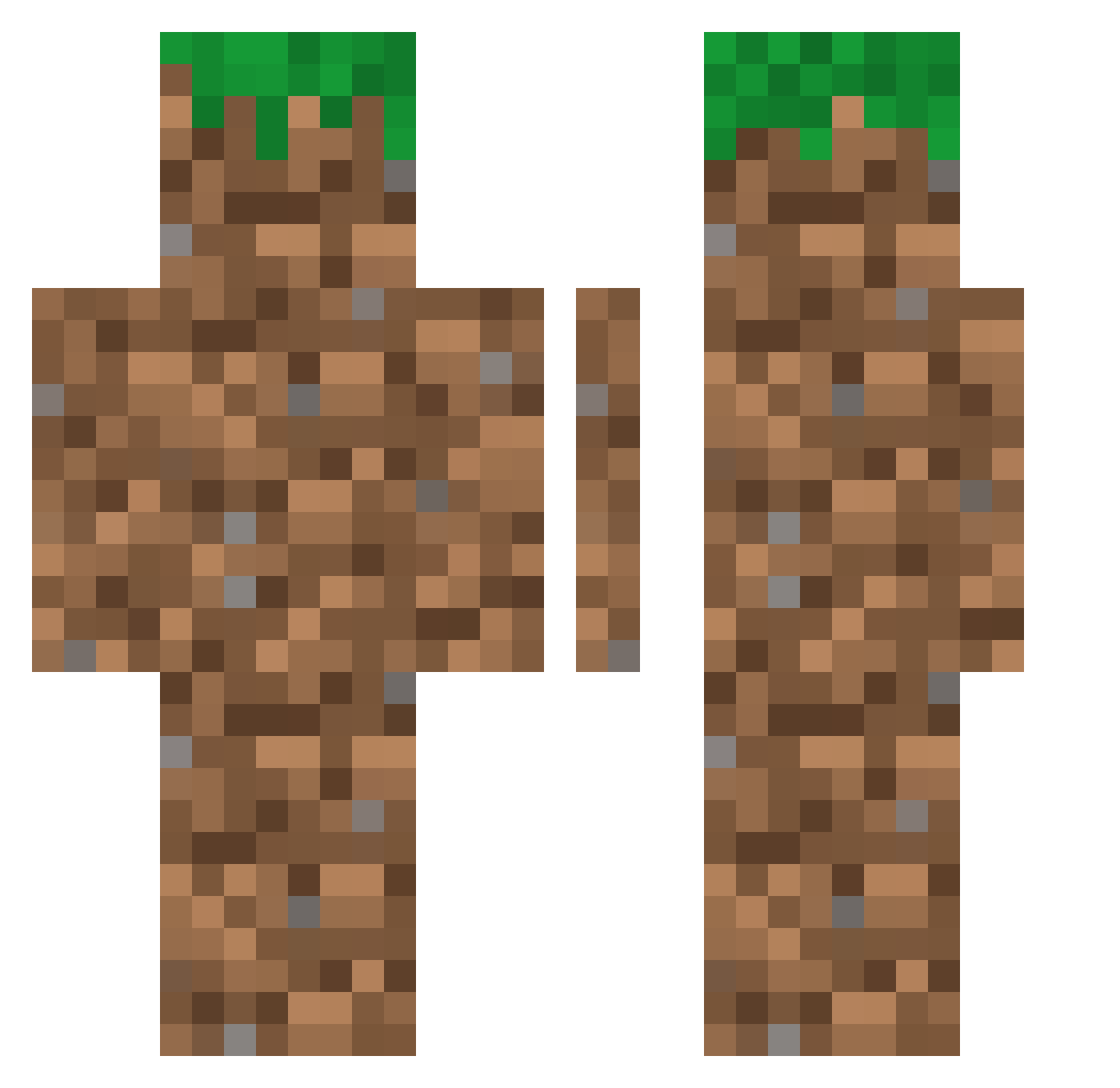 markrocks4 Minecraft skin, front and back view