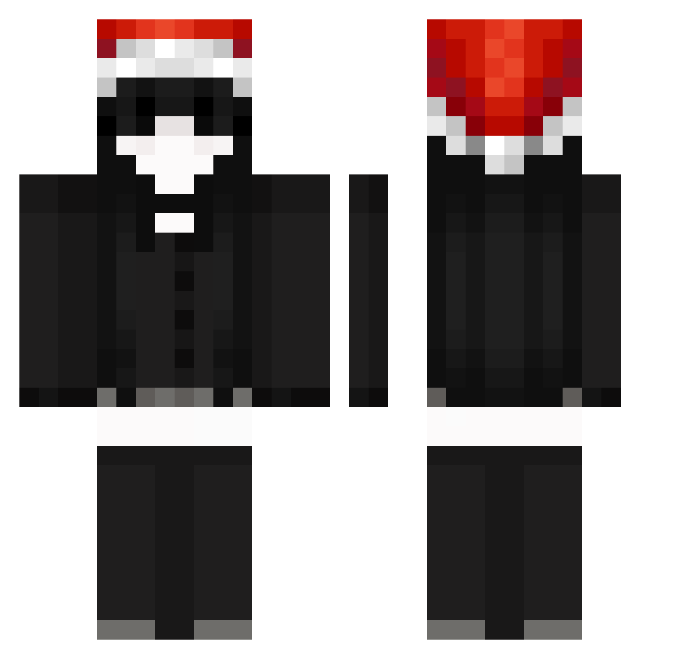 rrreaperrr Minecraft skin, front and back view