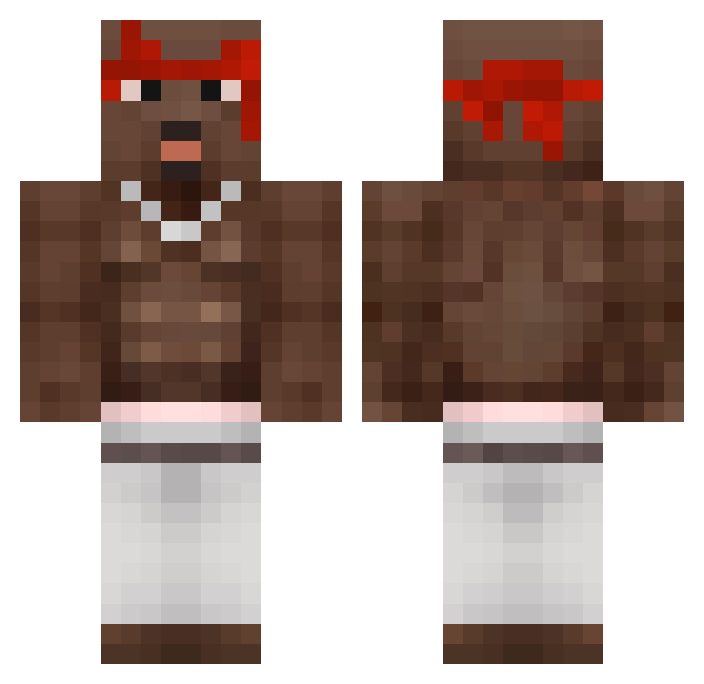 KaanoG_ Minecraft skin, front and back view