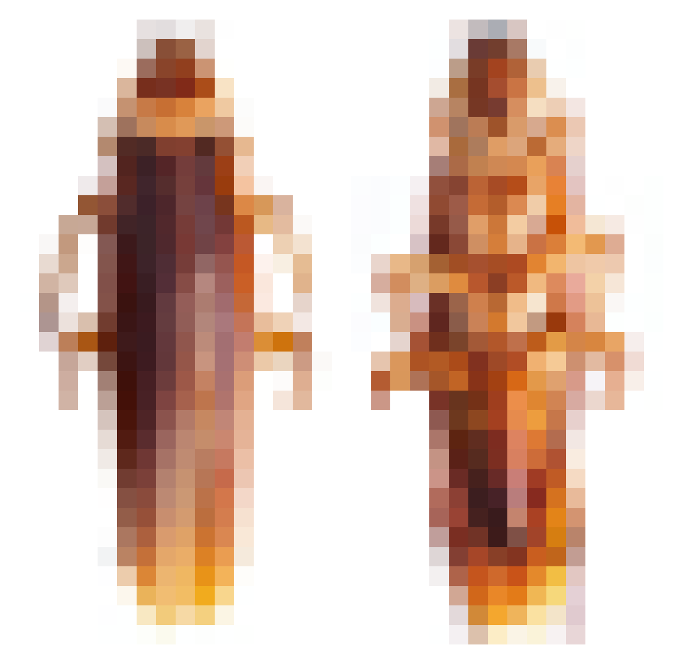 karmien Minecraft skin, front and back view