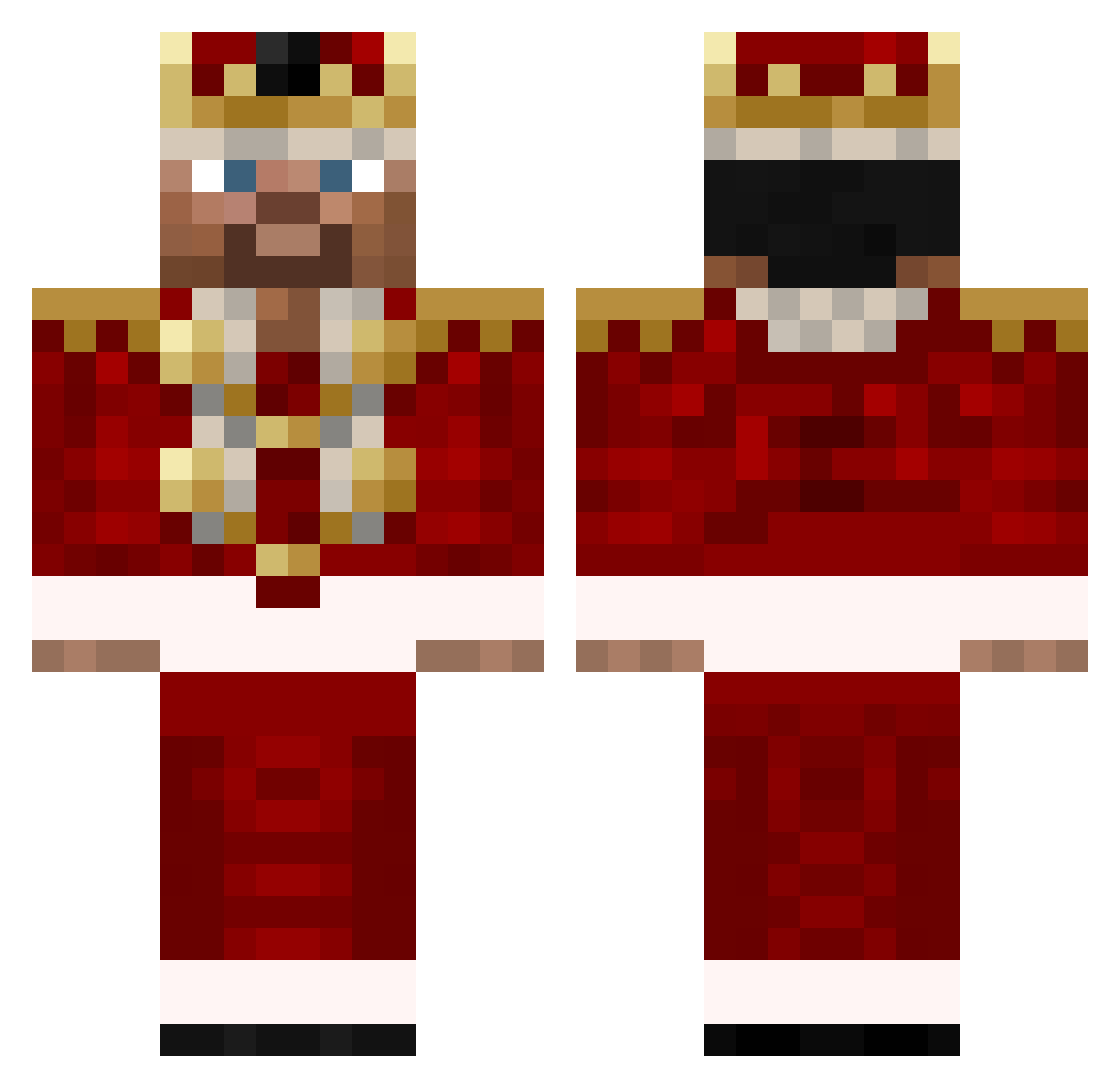 iiMohmmad_PRO_YT Minecraft skin, front and back view