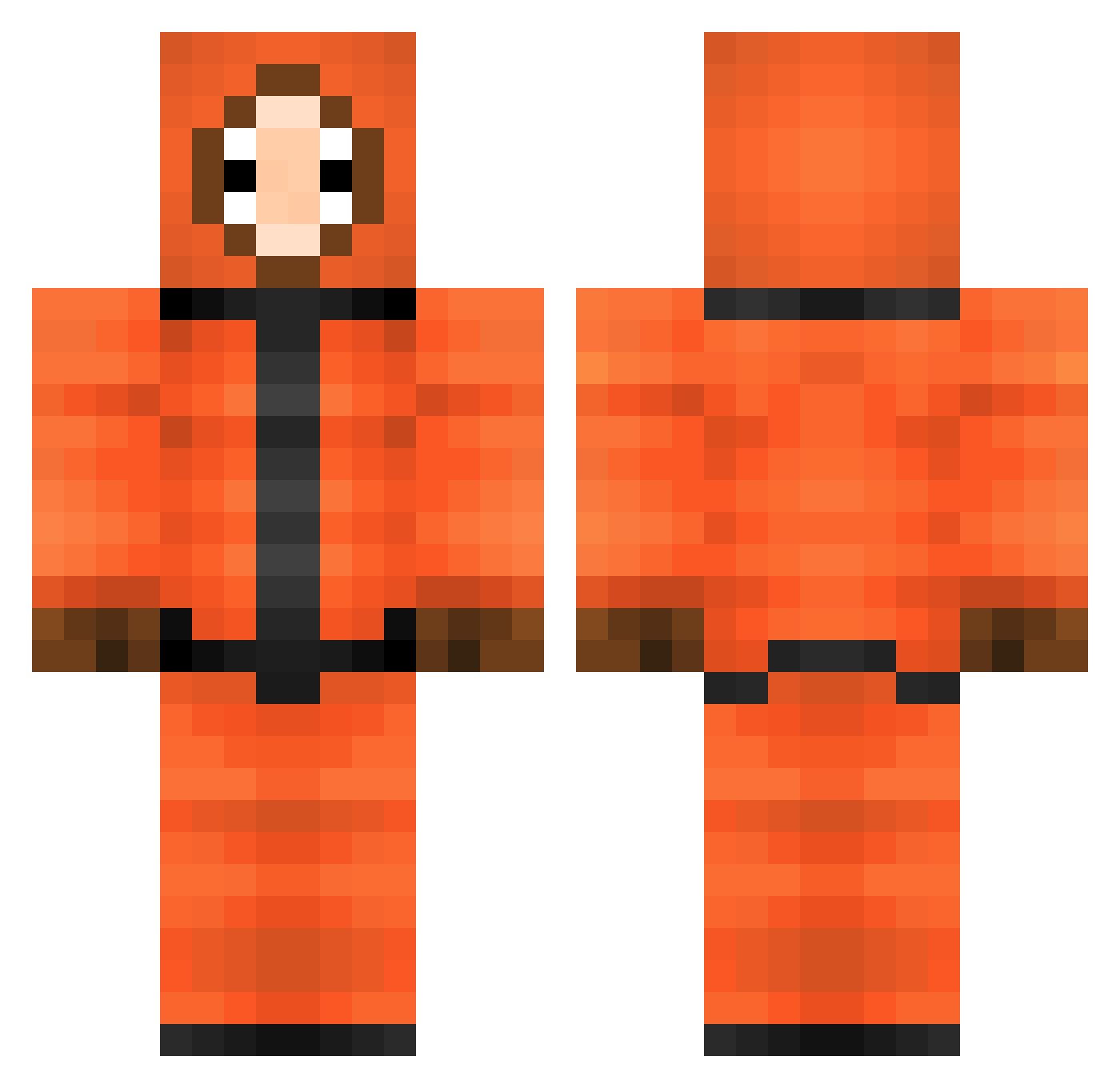 __Eroz__ Minecraft skin, front and back view