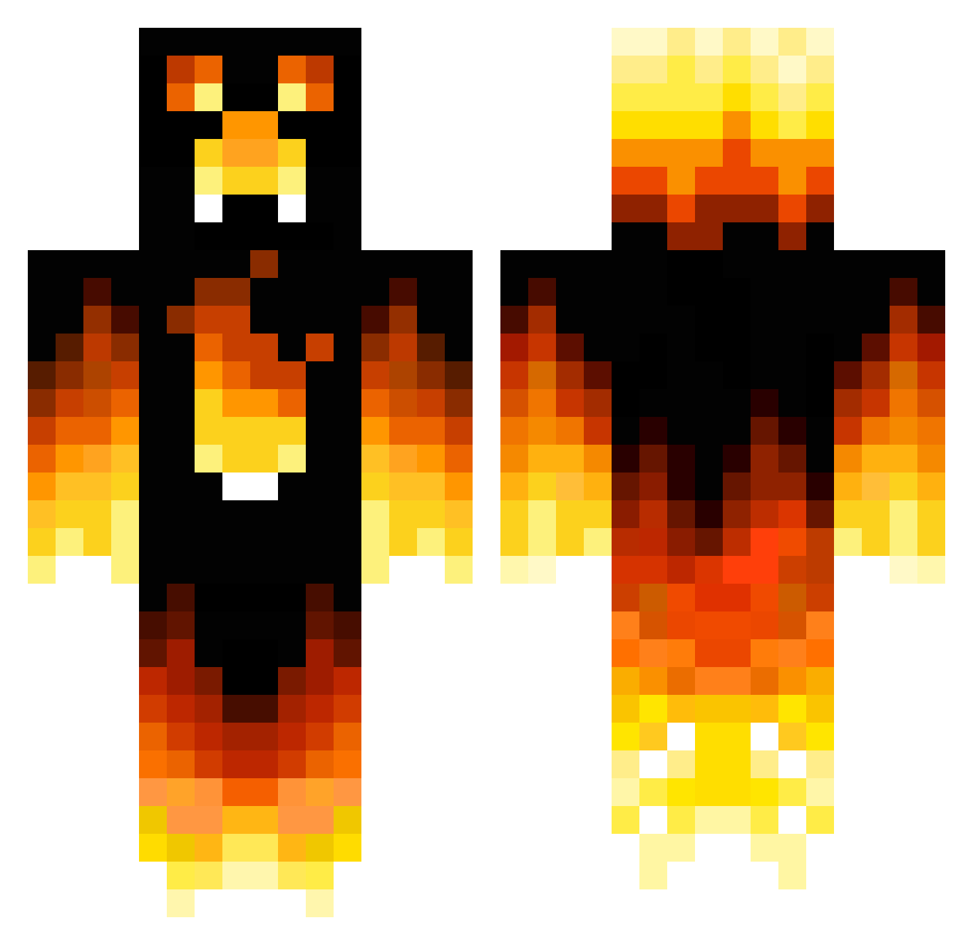 frodo2401 Minecraft skin, front and back view