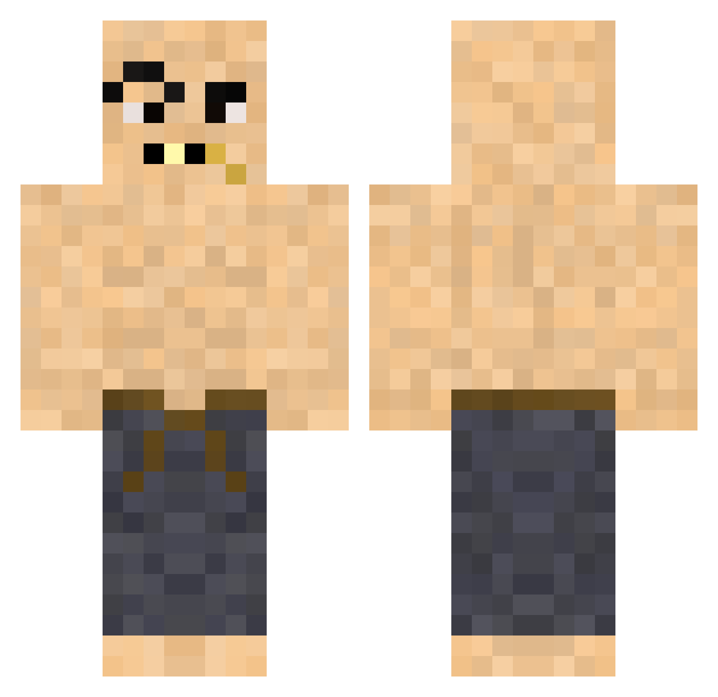 cRyz_lz Minecraft skin, front and back view