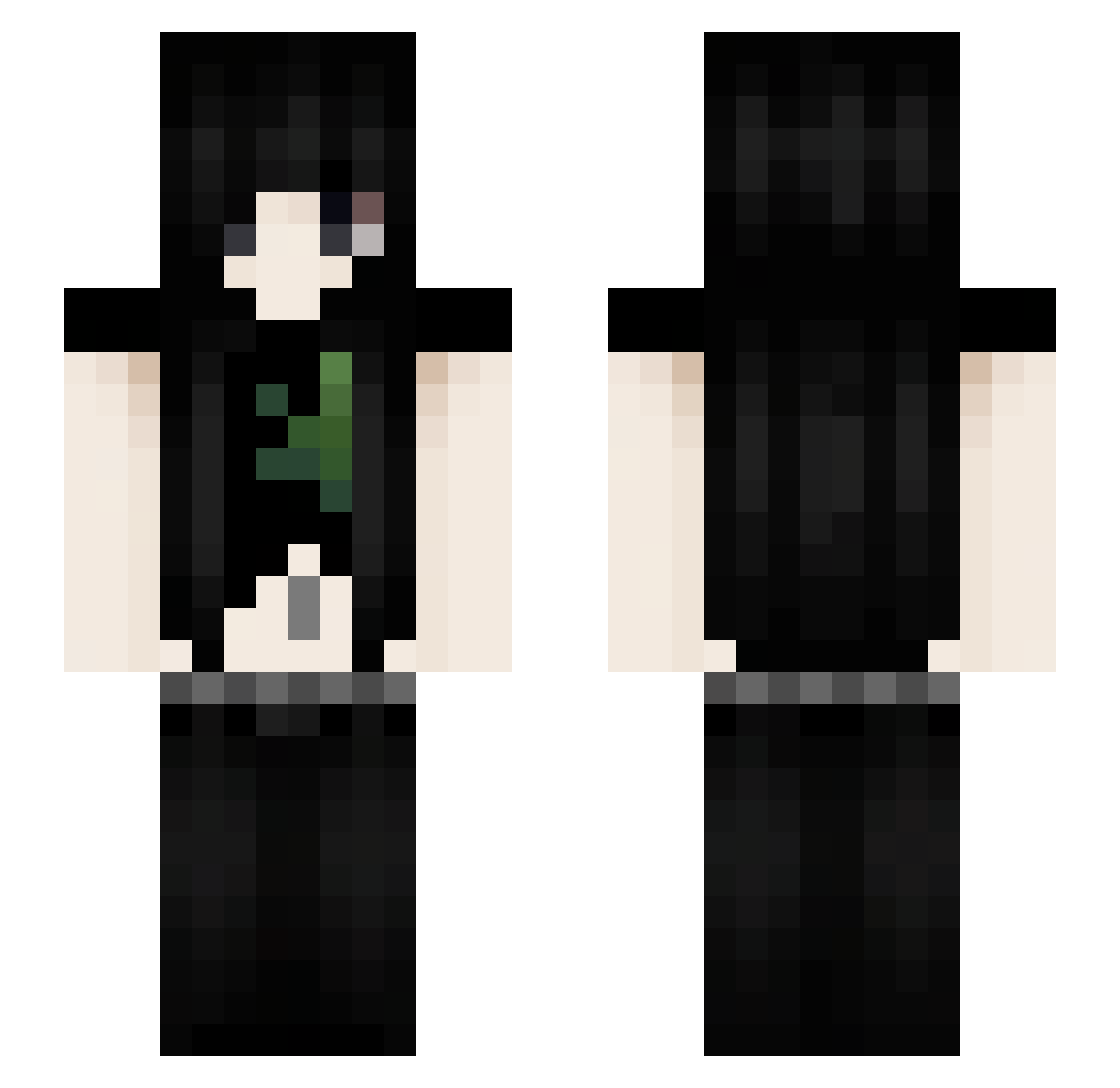ZHOPA_XXL Minecraft skin, front and back view