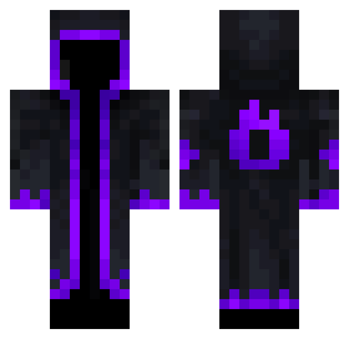 RicePicker12342 Minecraft skin, front and back view