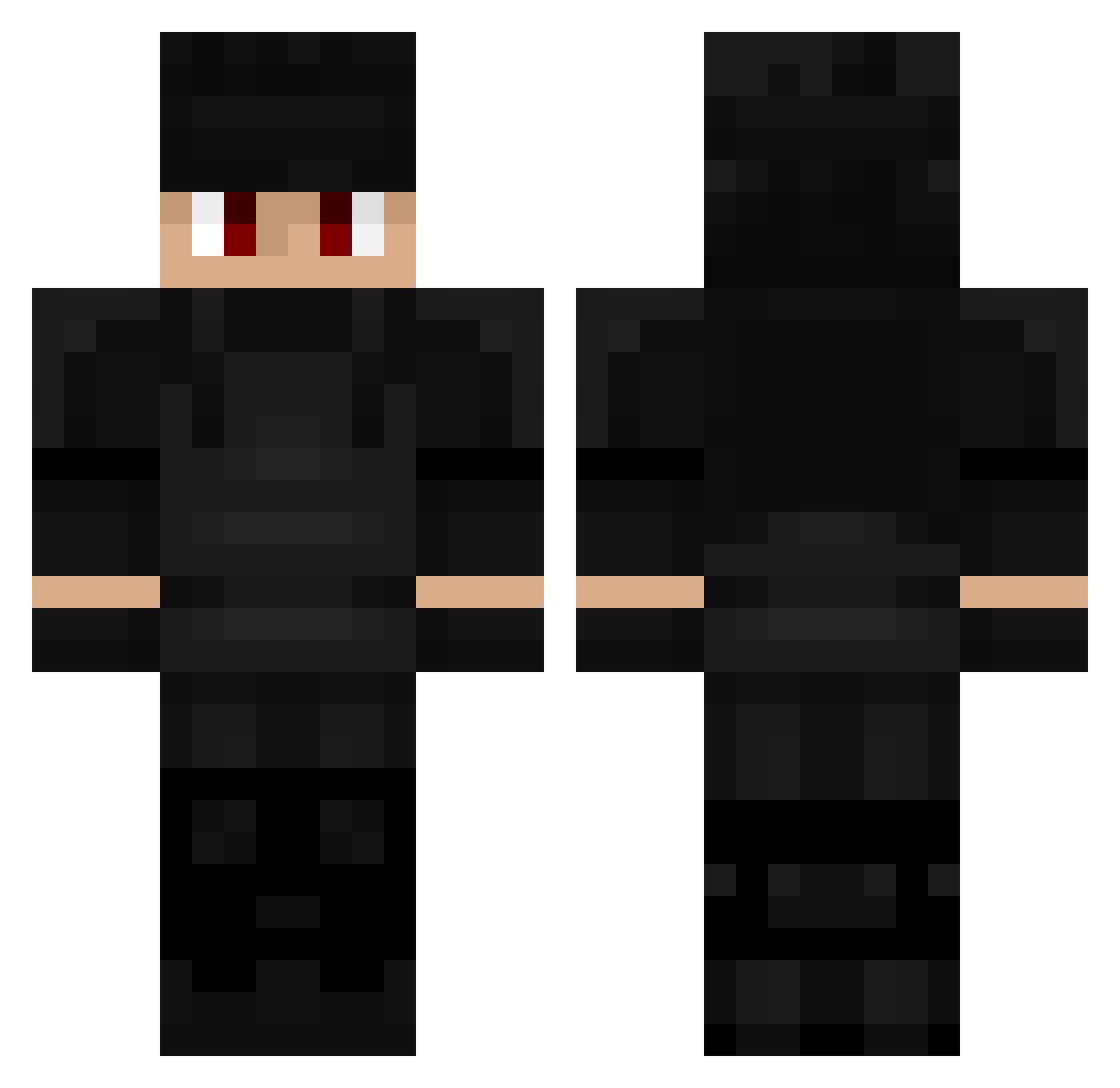 Caiobosco11 Minecraft skin, front and back view