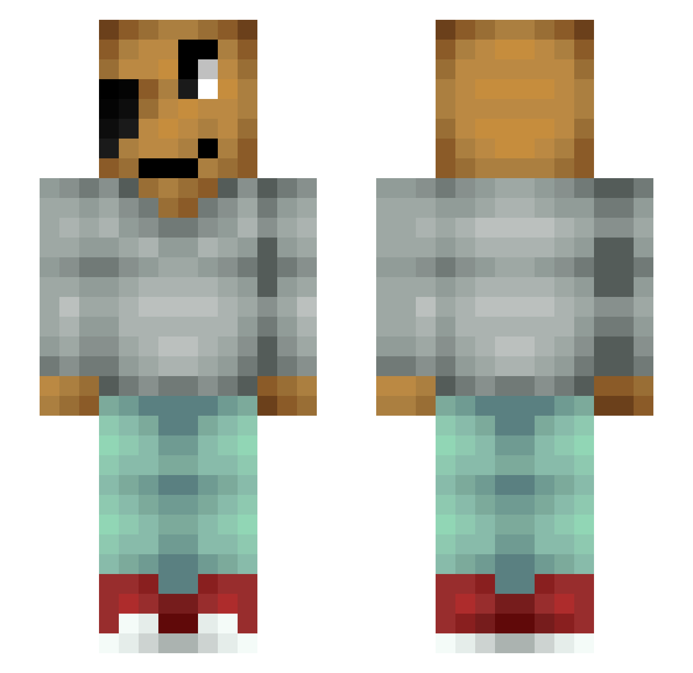 margarita_0813 Minecraft skin, front and back view