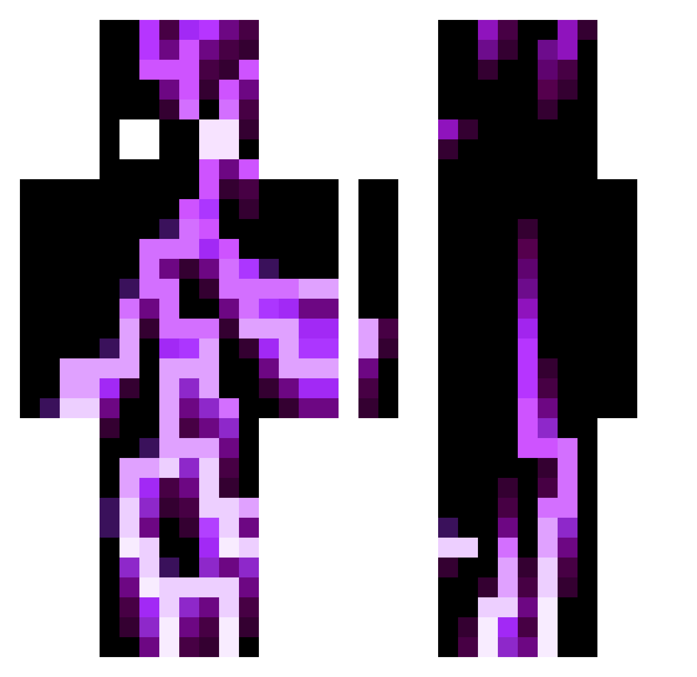 bobspon Minecraft skin, front and back view