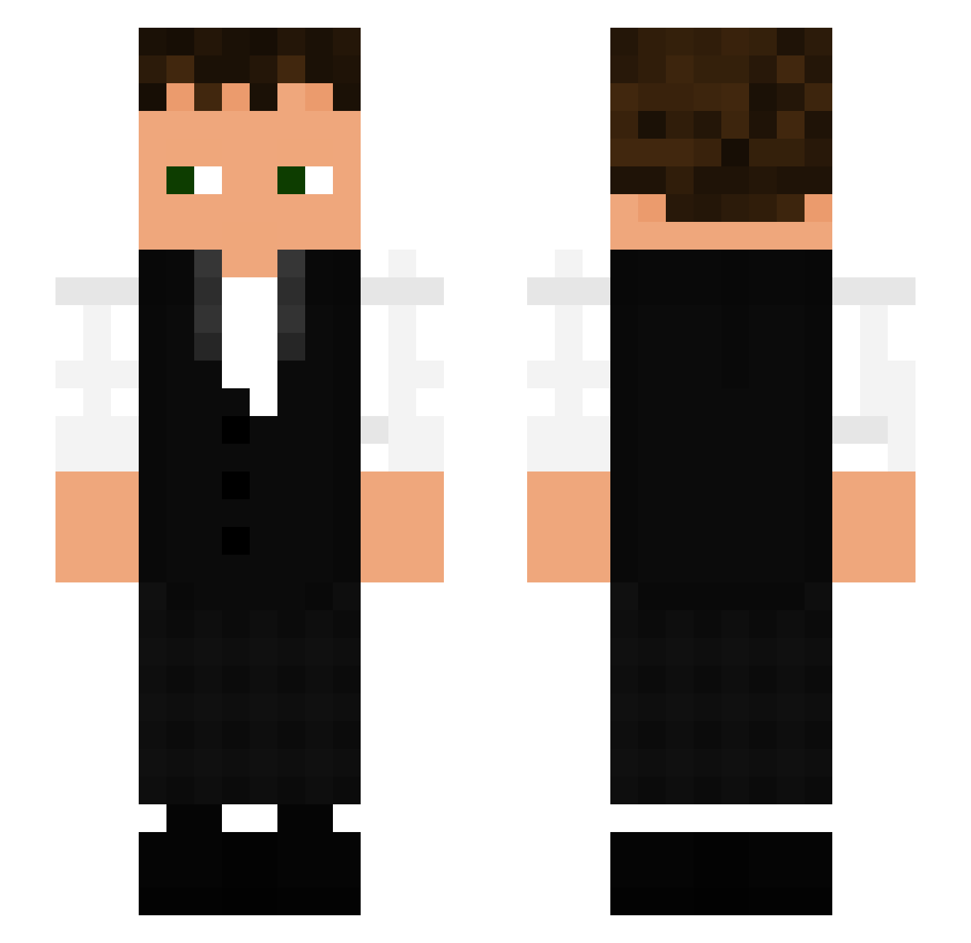joelinho361 Minecraft skin, front and back view