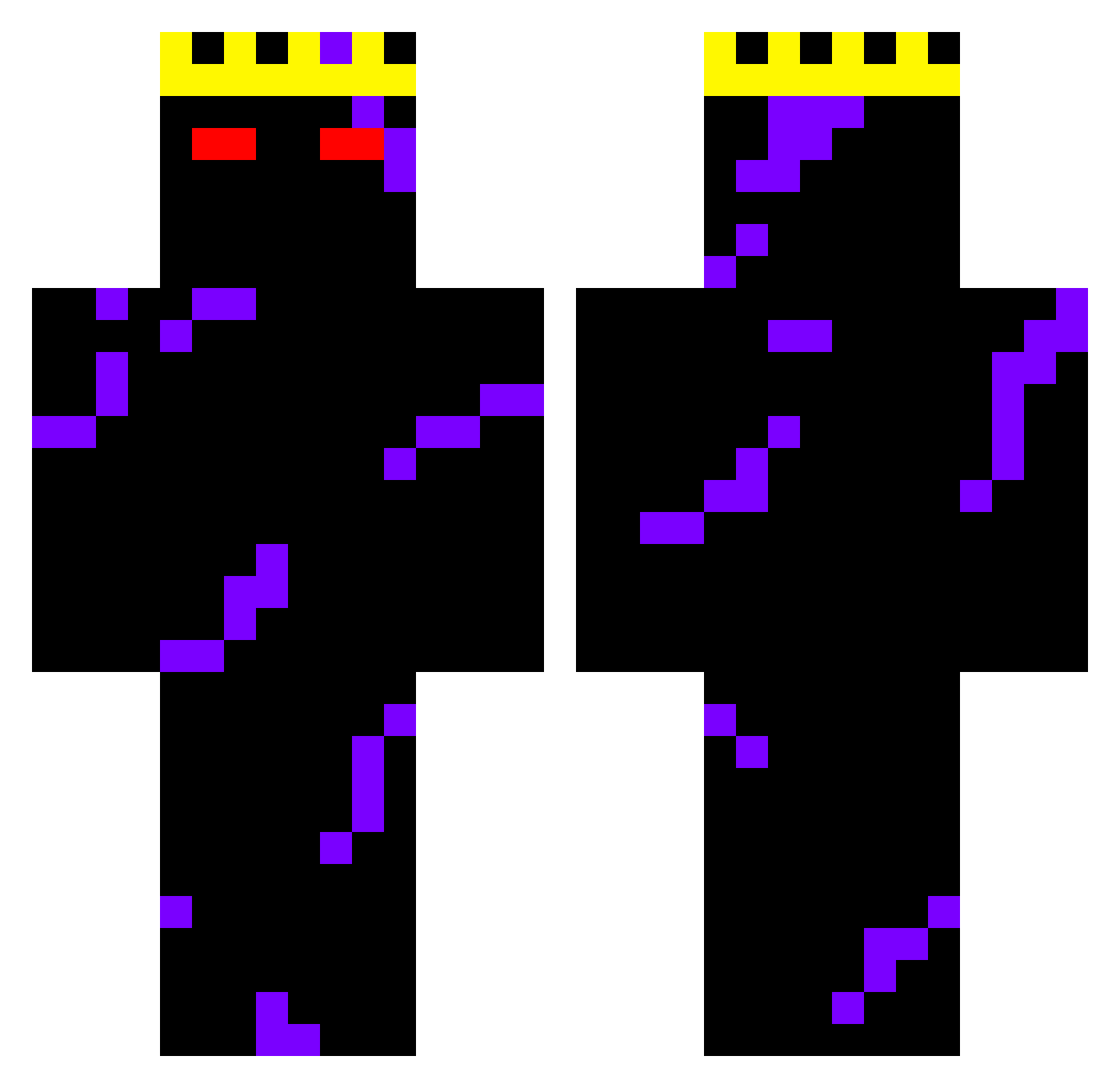 Zynuuu__ Minecraft skin, front and back view