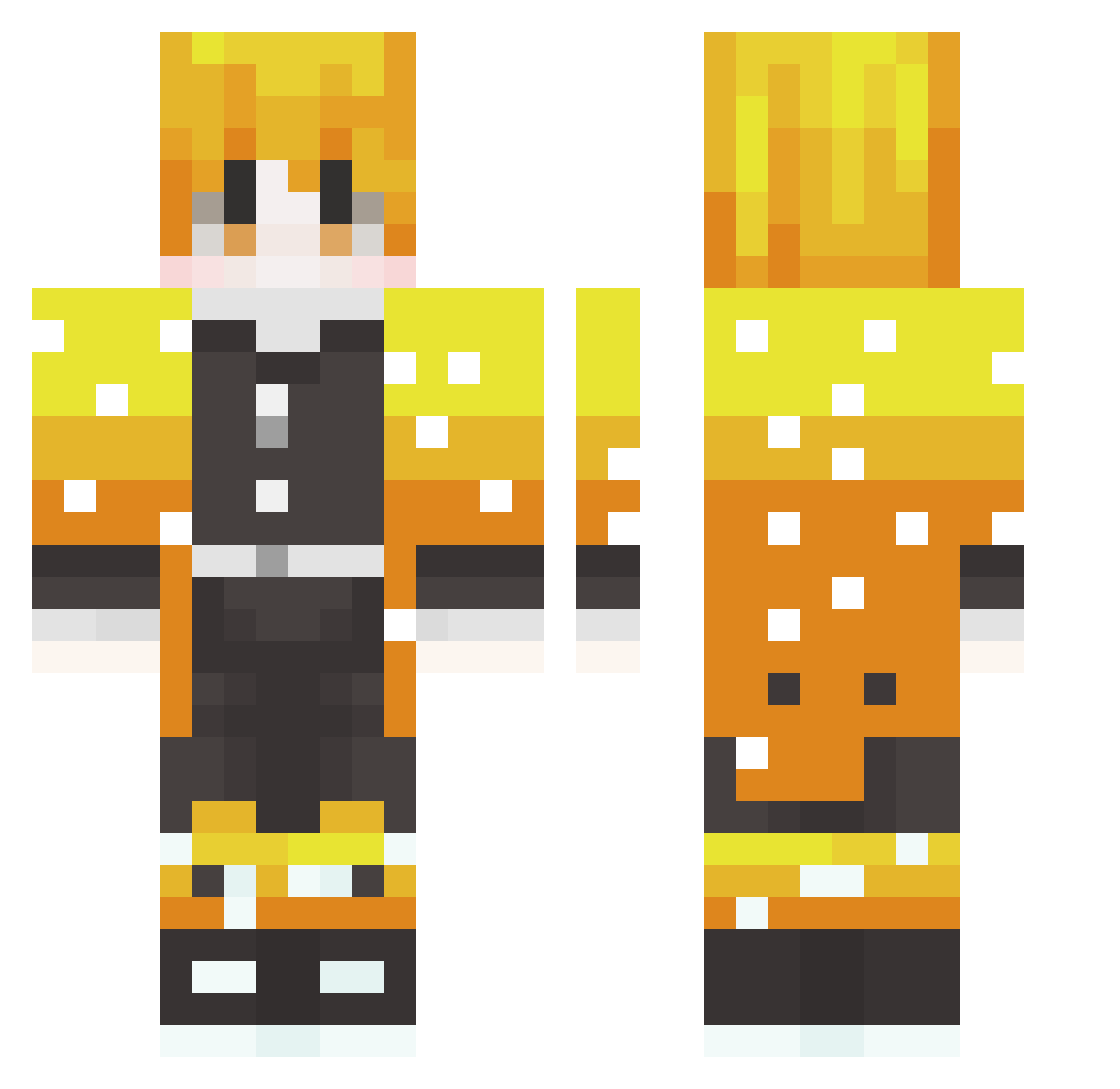 littleman011245 Minecraft skin, front and back view
