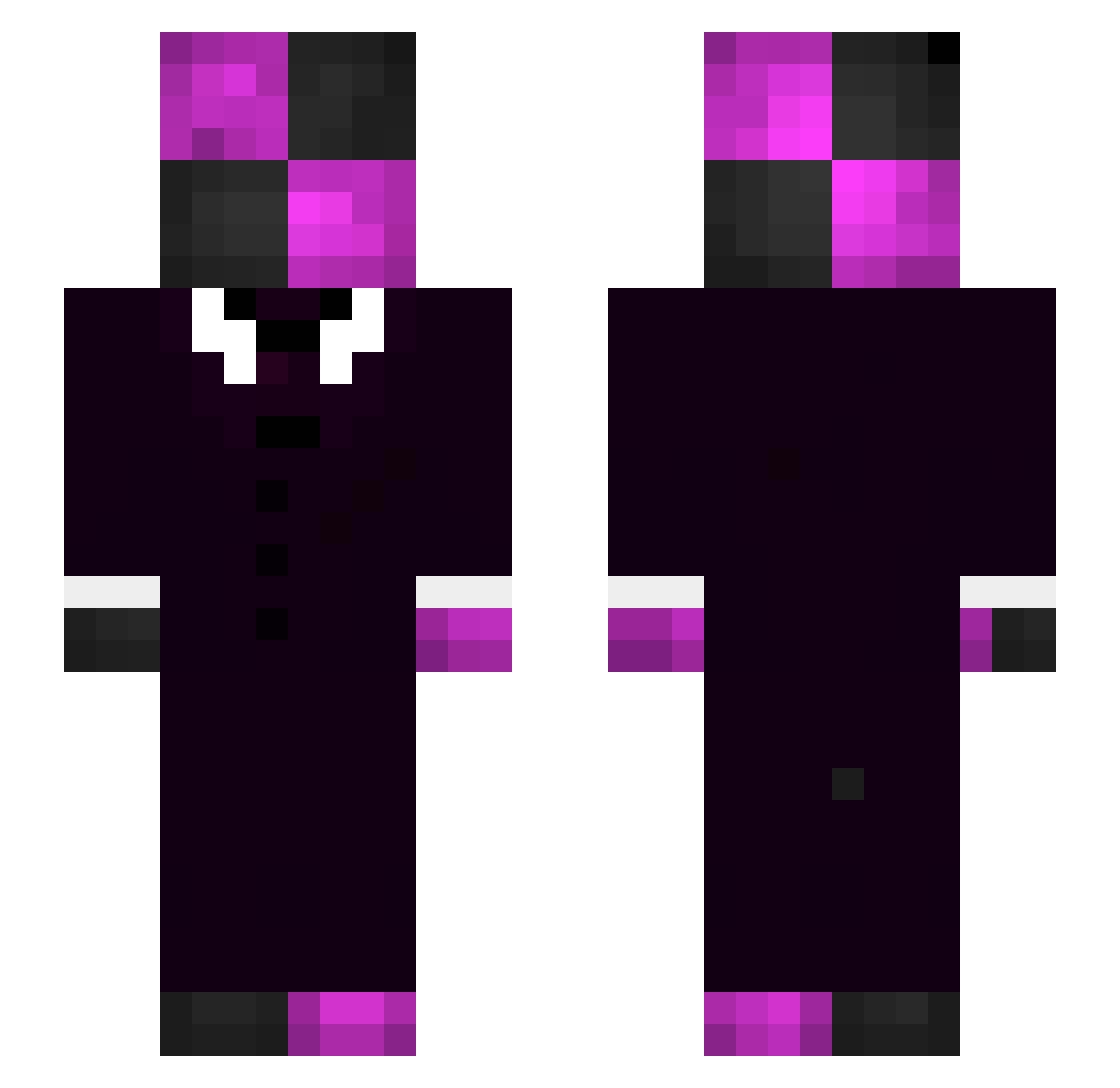 farki8 Minecraft skin, front and back view