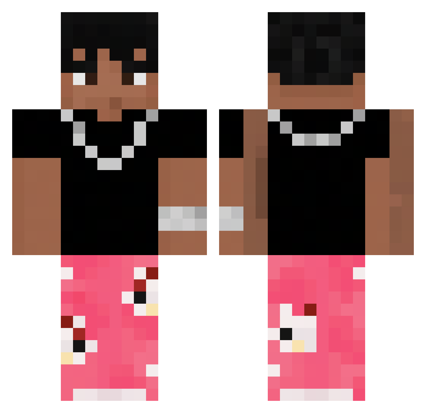 kevinmiklovic Minecraft skin, front and back view