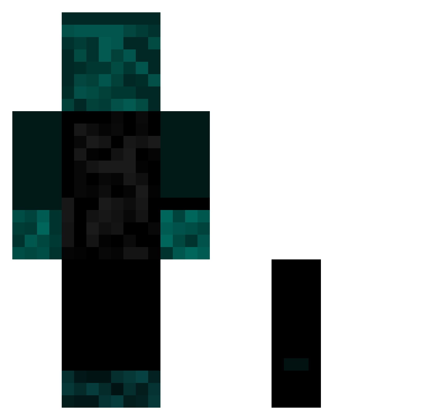 tdub2934 Minecraft skin, front and back view