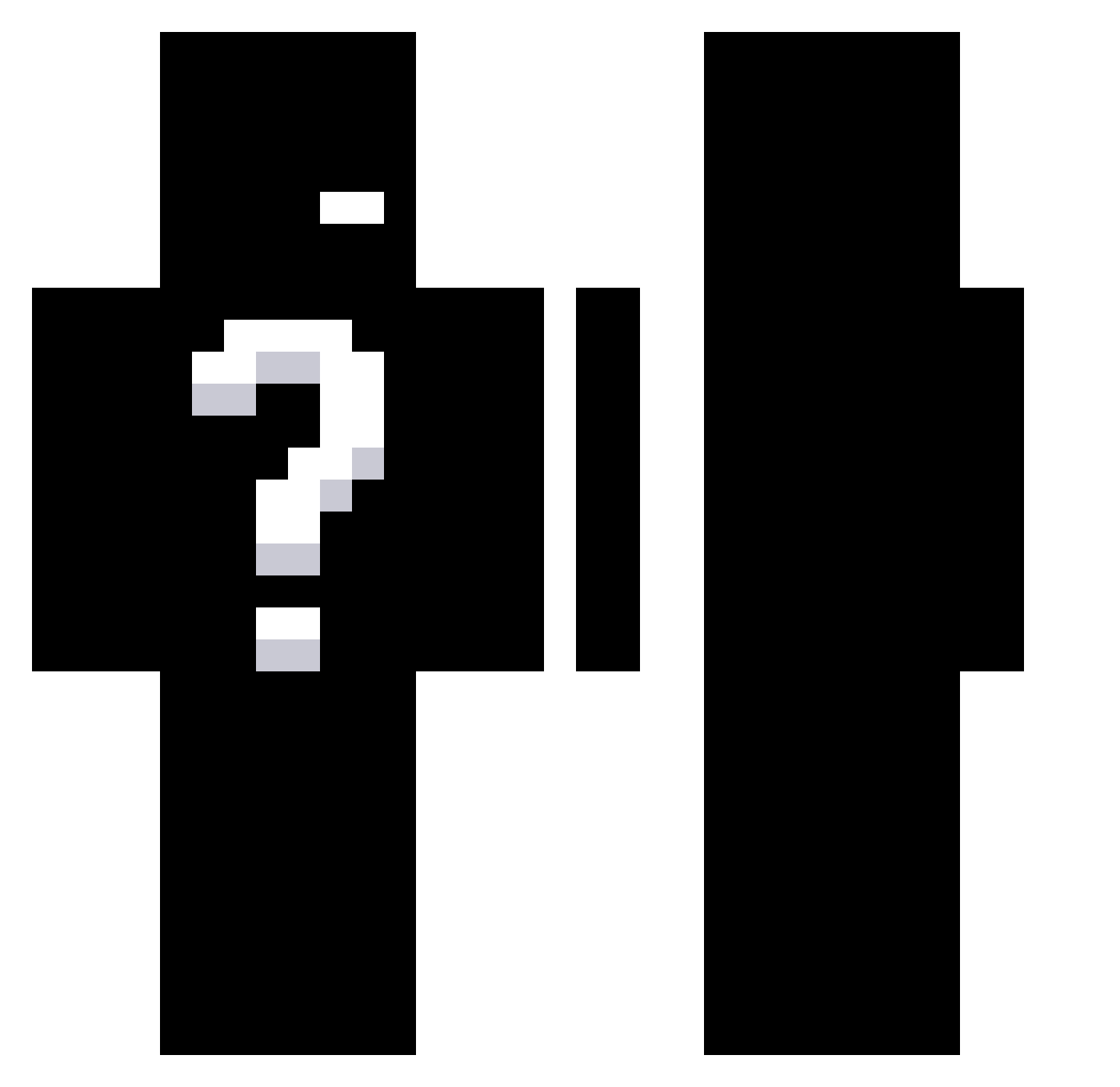 BAROTRAUMAS Minecraft skin, front and back view