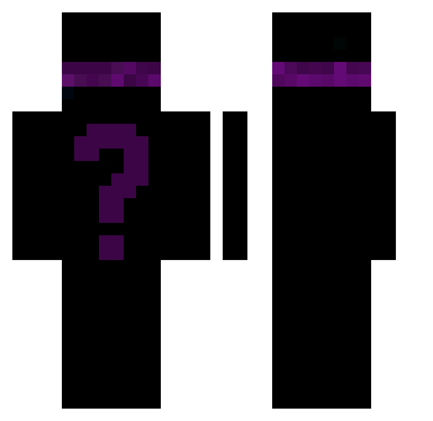 THATNIGHTMARE_ Minecraft skin, front and back view