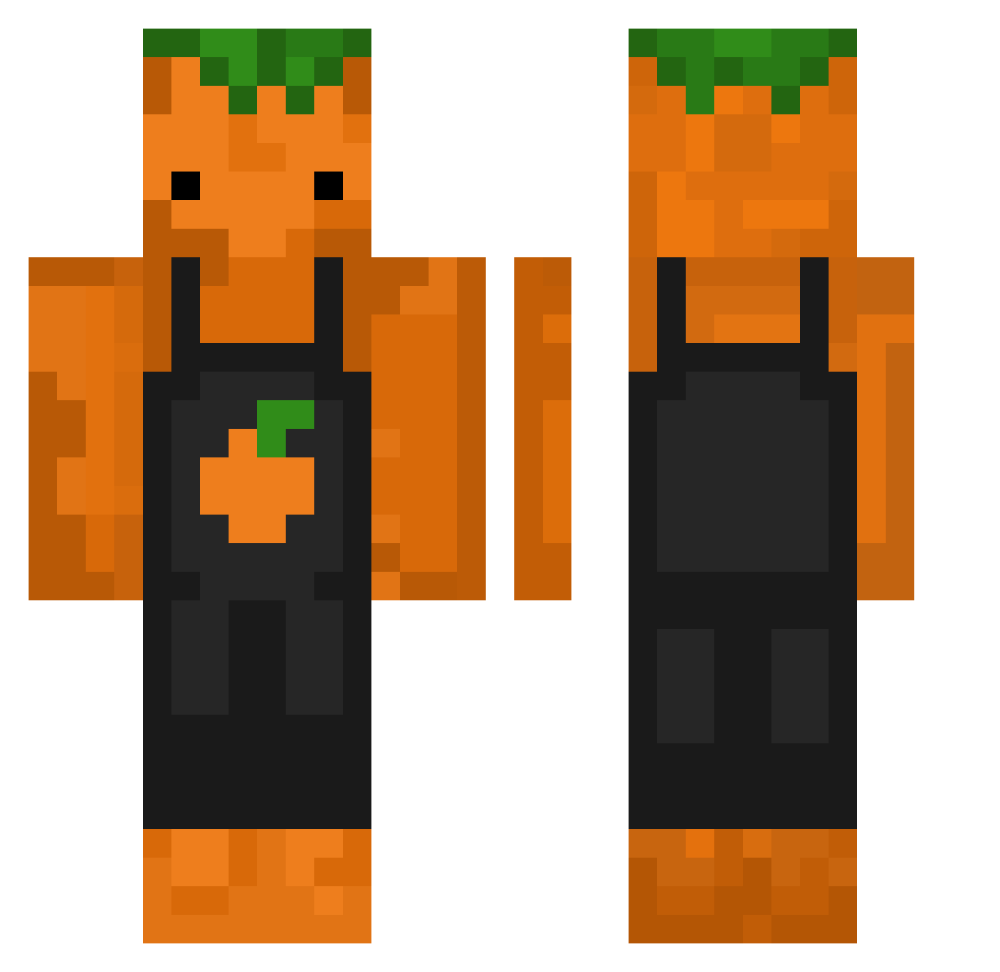 oFelipeh_ Minecraft skin, front and back view