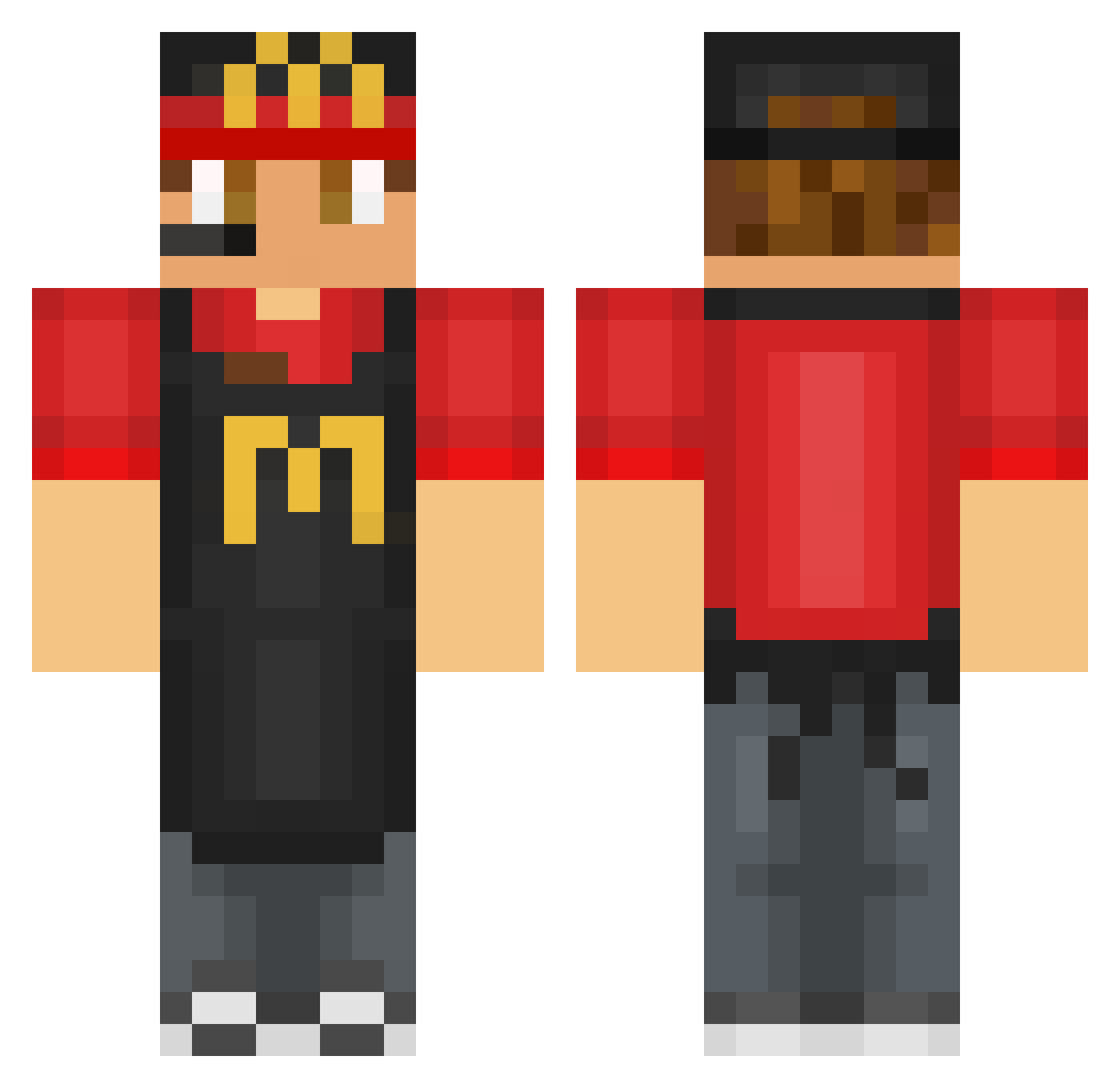 _koozy__ Minecraft skin, front and back view