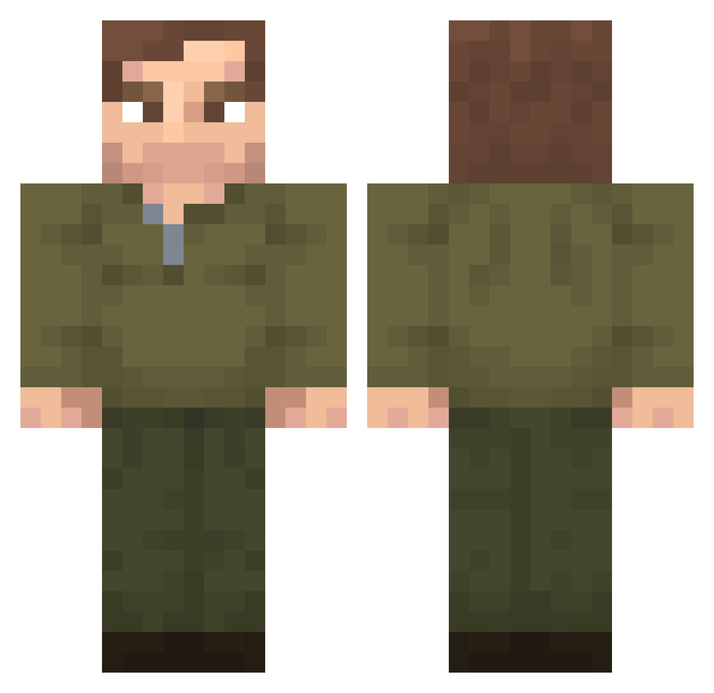 shadow_maro Minecraft skin, front and back view