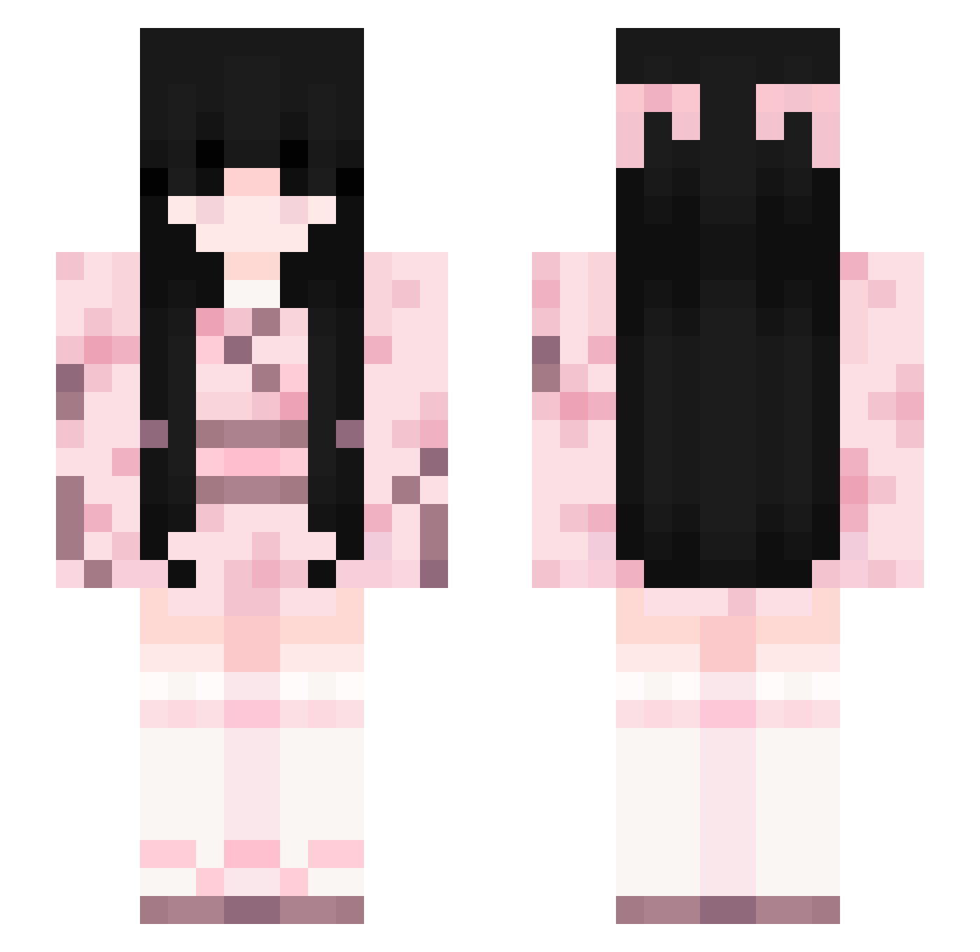 pablogr24 Minecraft skin, front and back view