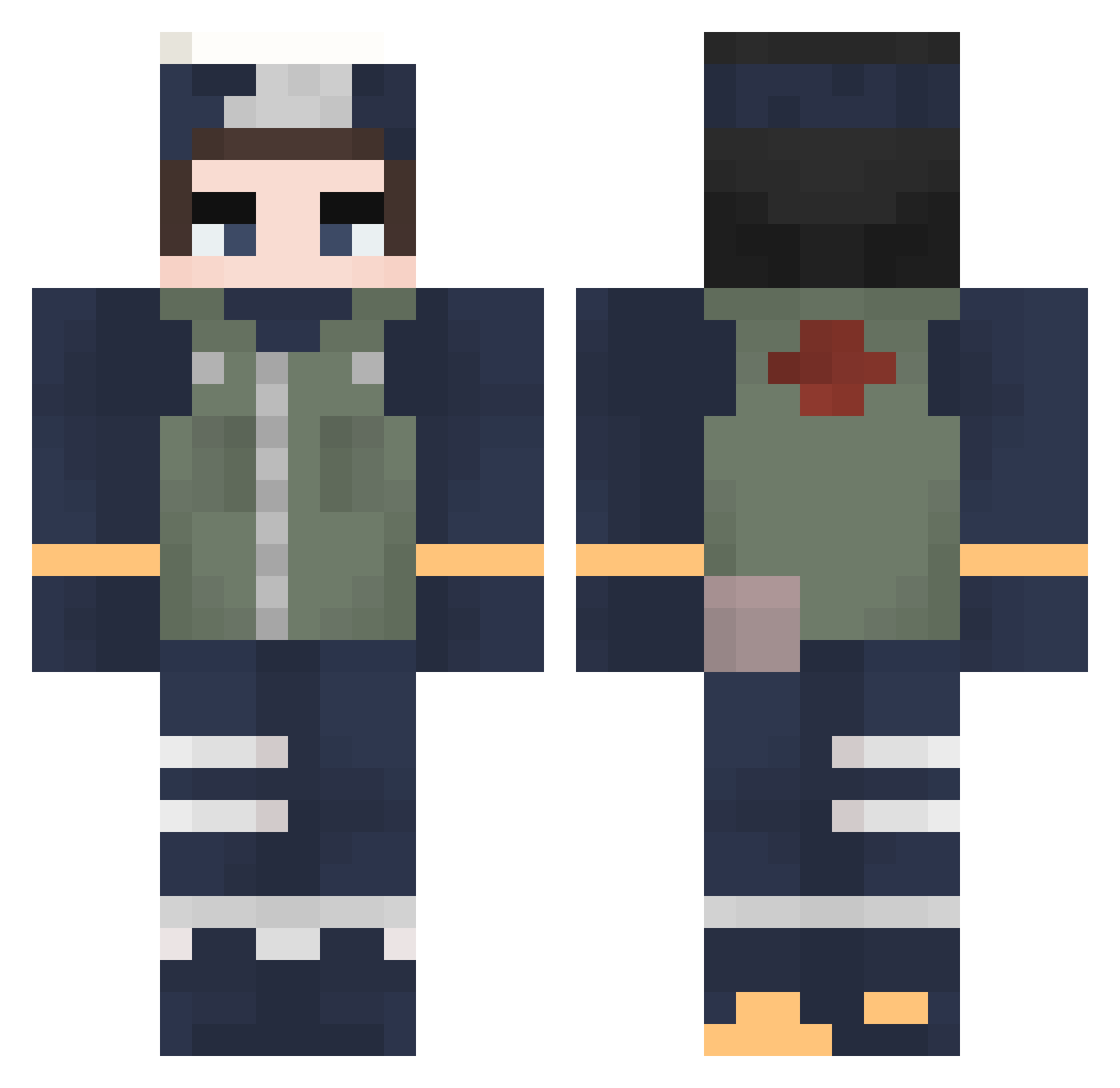 embracewrld Minecraft skin, front and back view