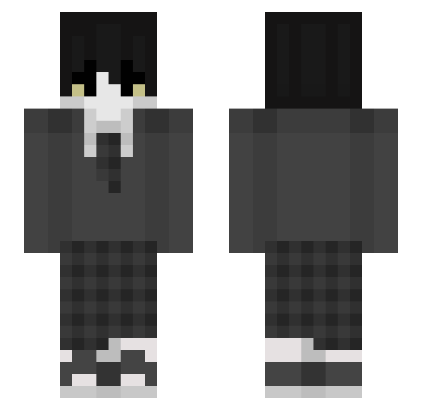 _Hijo_ Minecraft skin, front and back view
