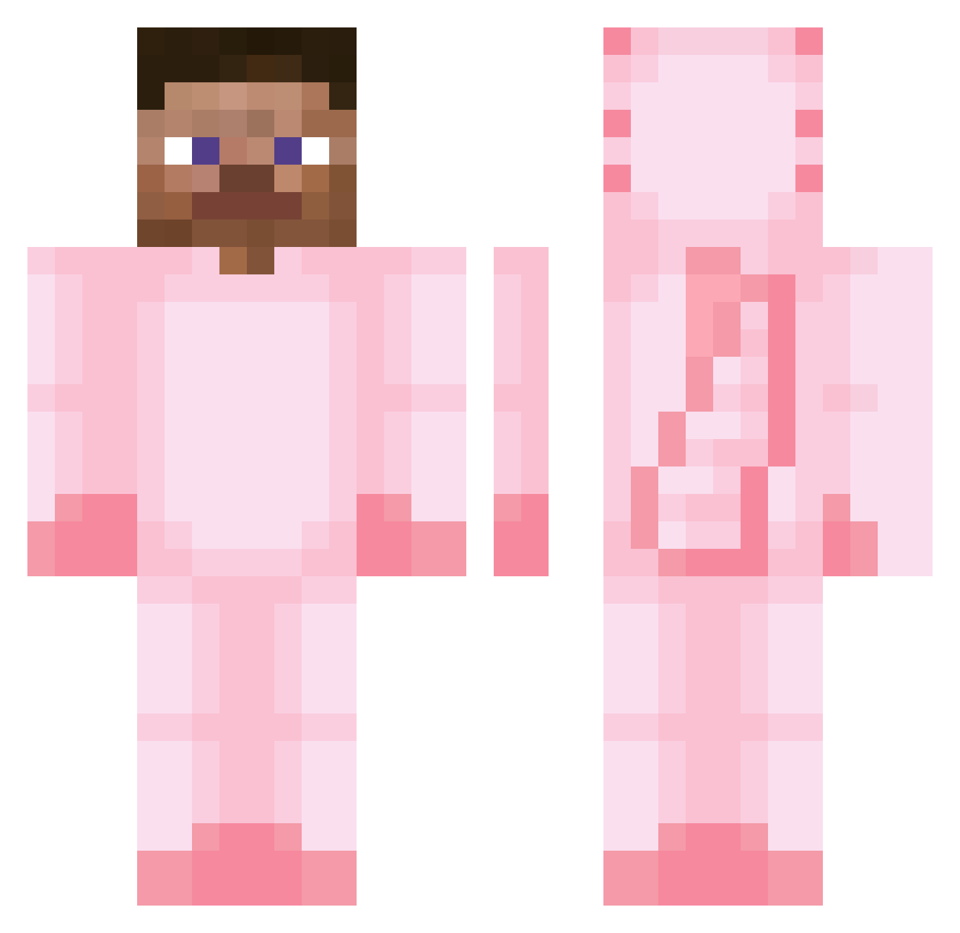 qudan5454 Minecraft skin, front and back view