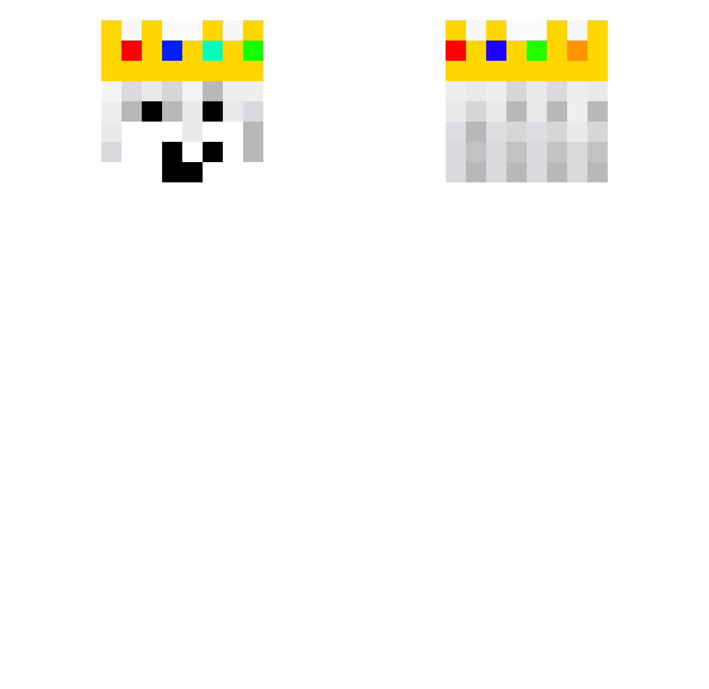 F4tchFrenzy Minecraft skin, front and back view