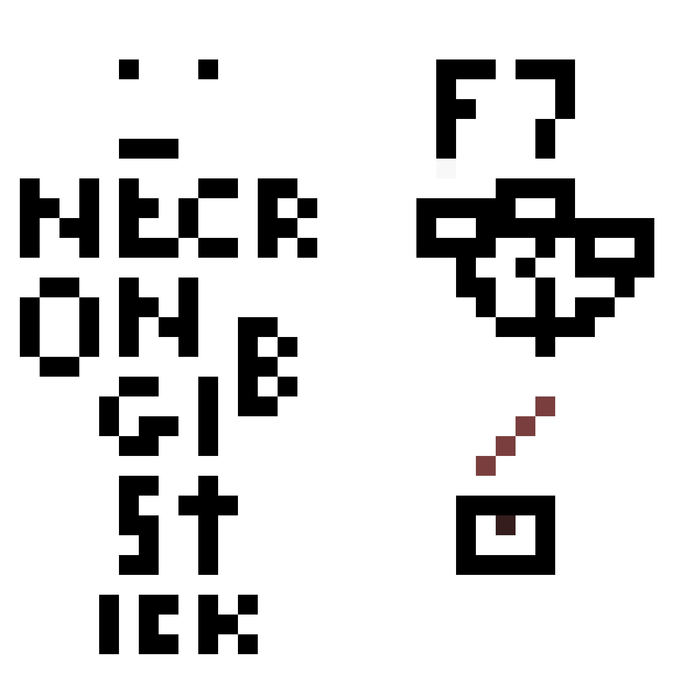 Chemiluminescent Minecraft skin, front and back view