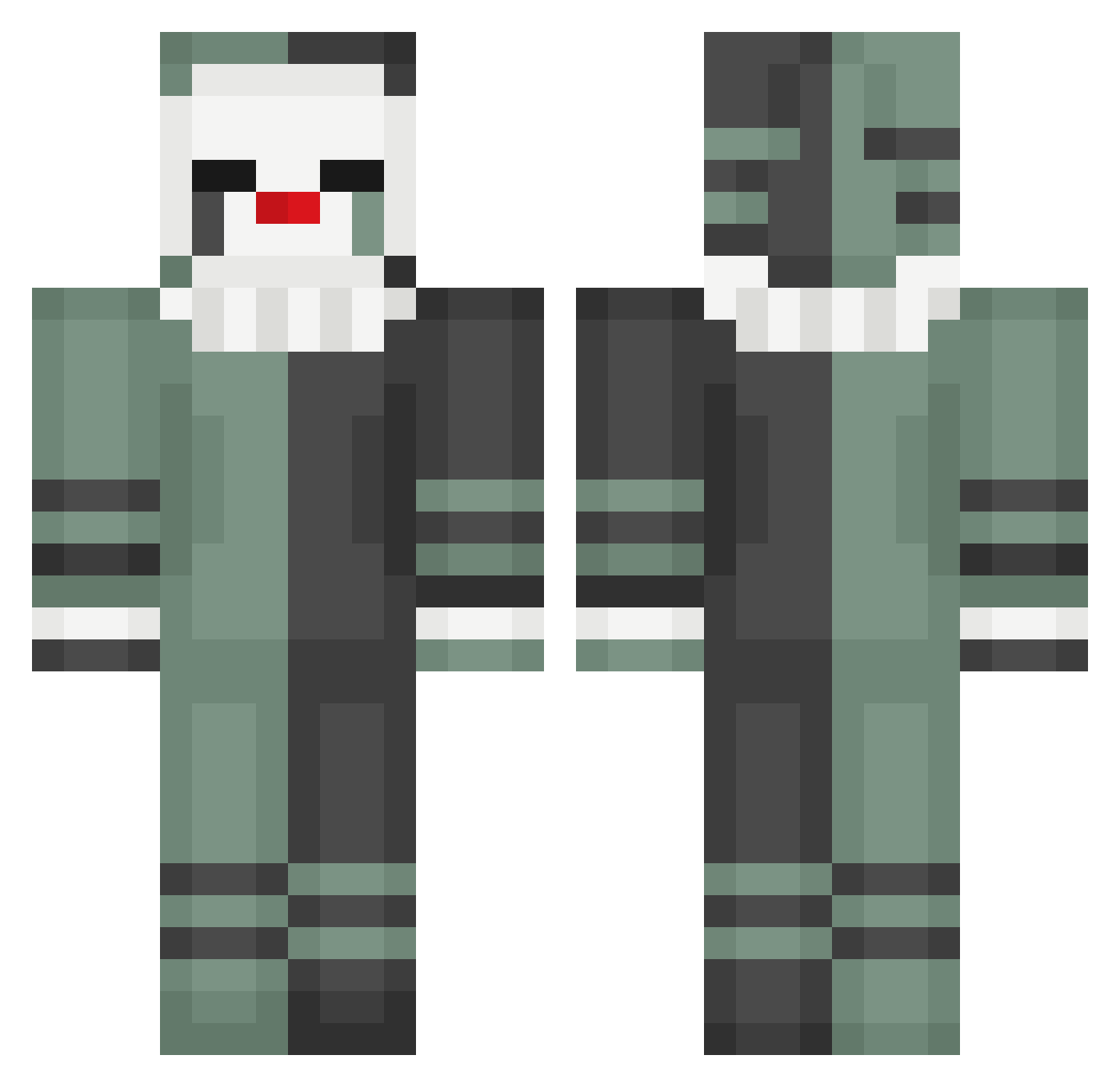 SonOfKensei Minecraft skin, front and back view