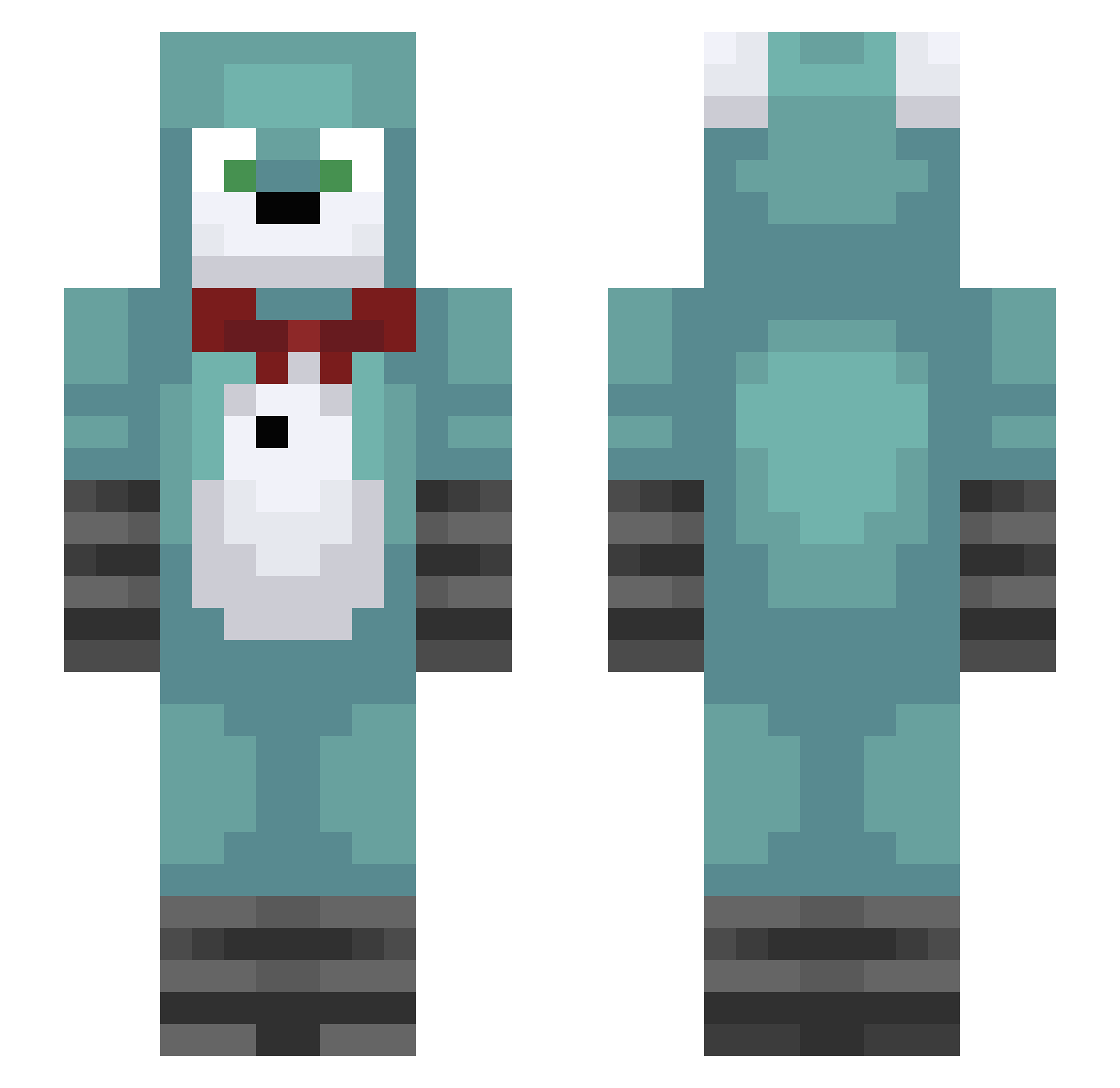 MacG__ Minecraft skin, front and back view