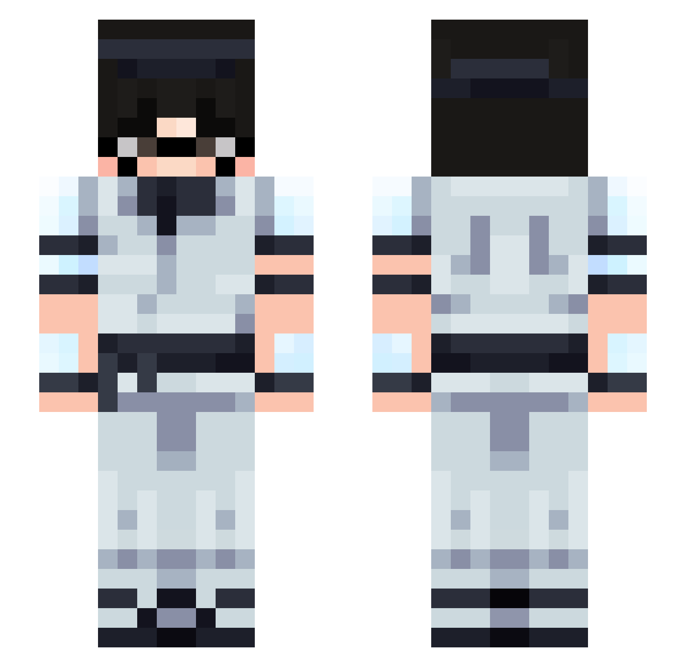 mister_creper Minecraft skin, front and back view