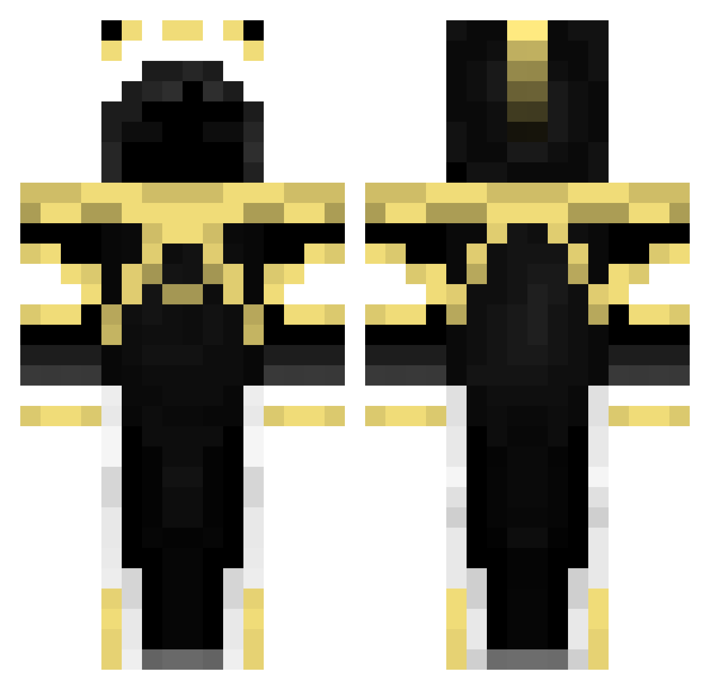 dk4047 Minecraft skin, front and back view