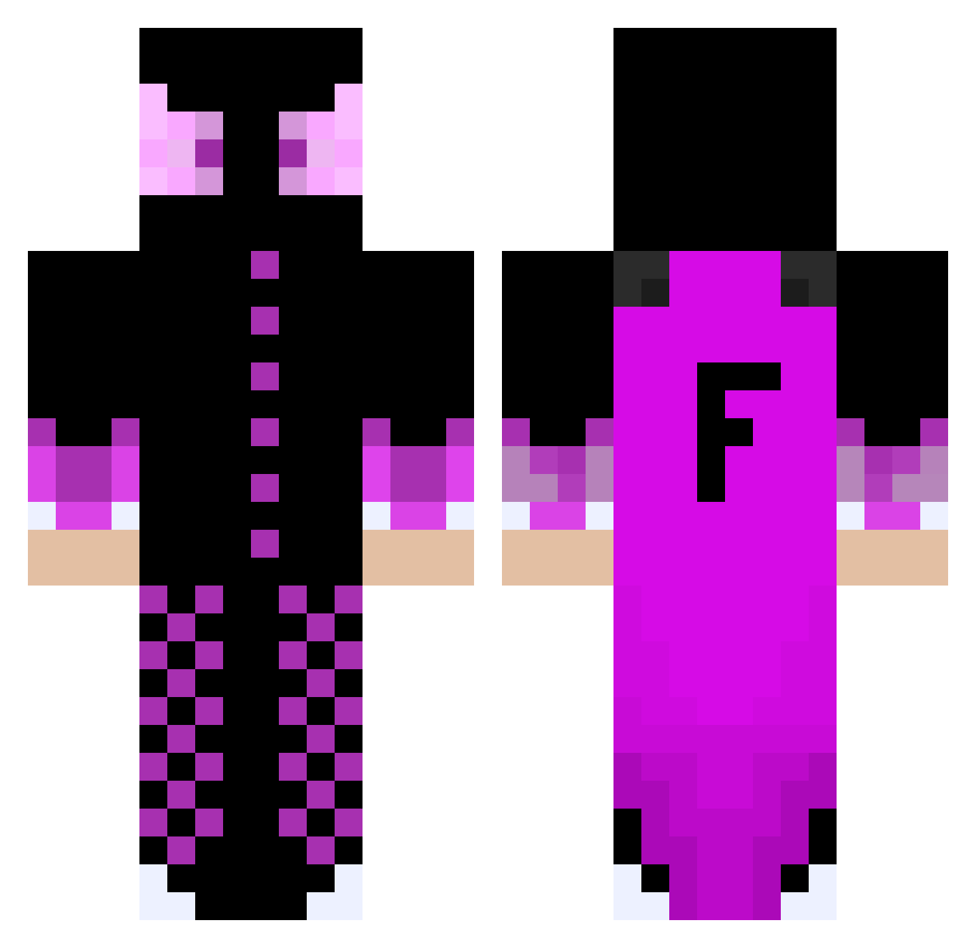 felixapril1 Minecraft skin, front and back view