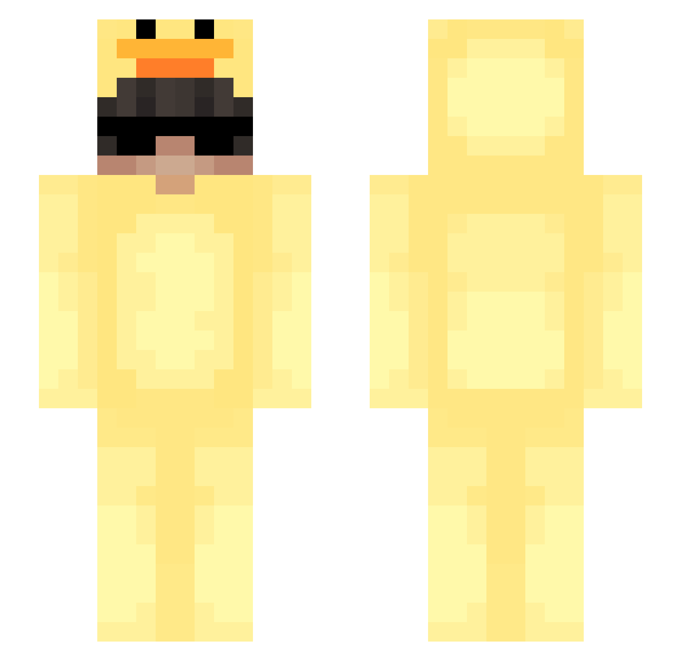 Jonaaa_420 Minecraft skin, front and back view