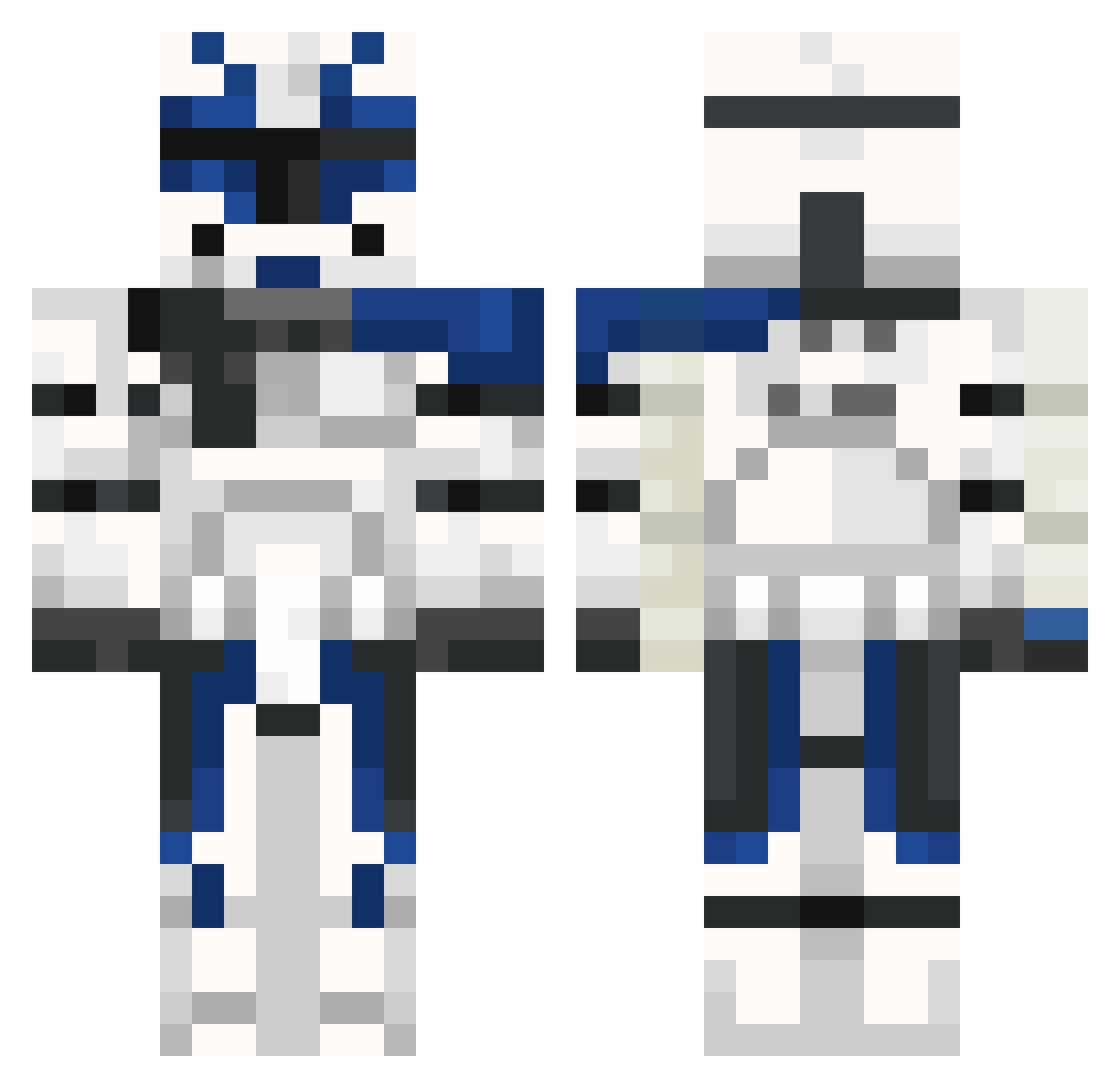 vickieeeeeee Minecraft skin, front and back view