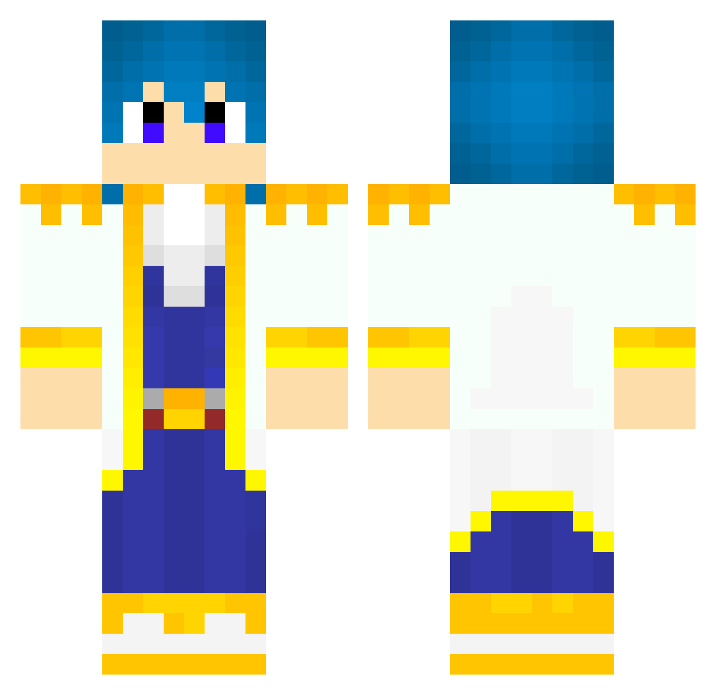 XxTITAN_GamerxX Minecraft skin, front and back view