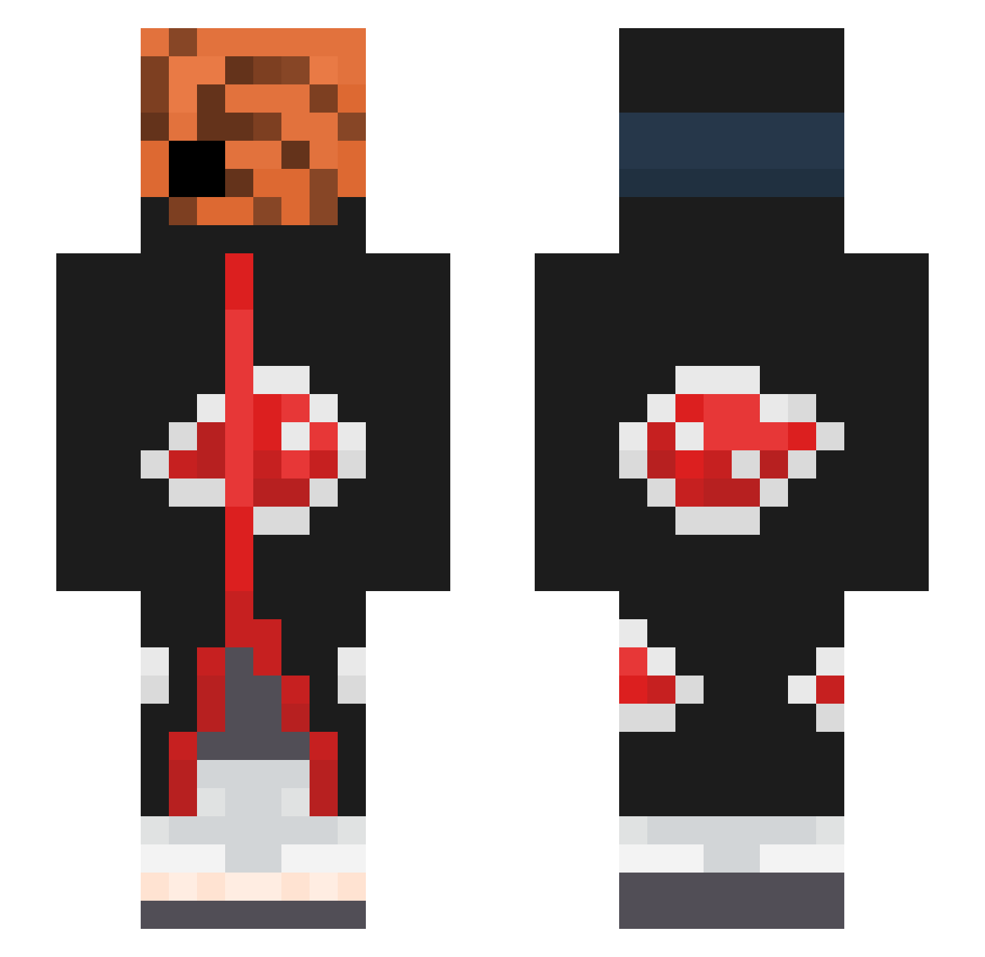 JOYURI__ Minecraft skin, front and back view