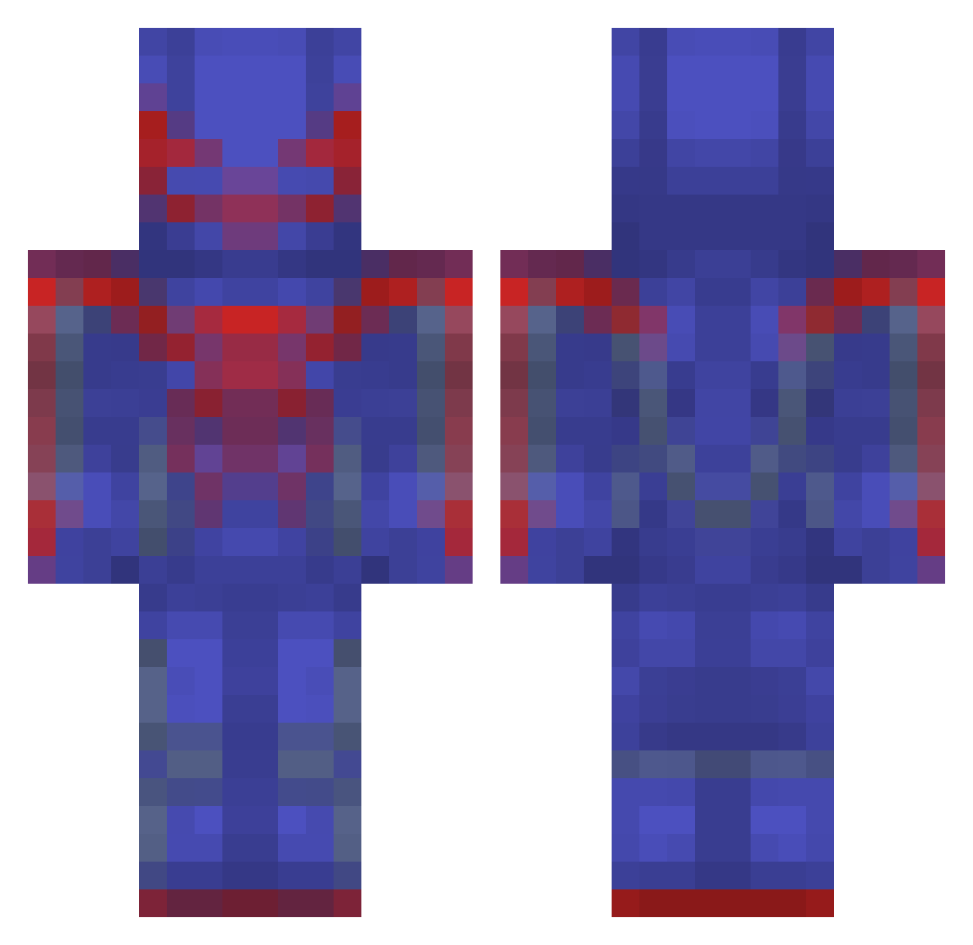 xXx_Marques_xXx Minecraft skin, front and back view