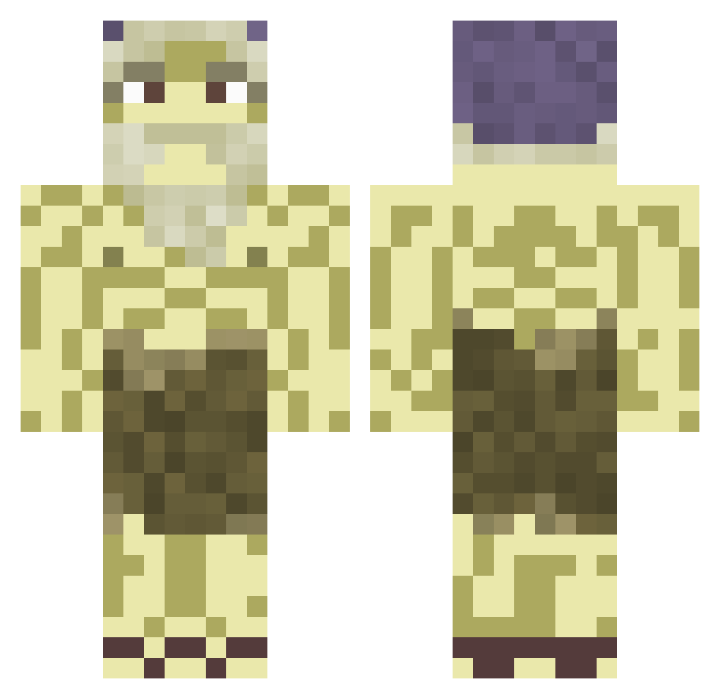 demy_peener Minecraft skin, front and back view